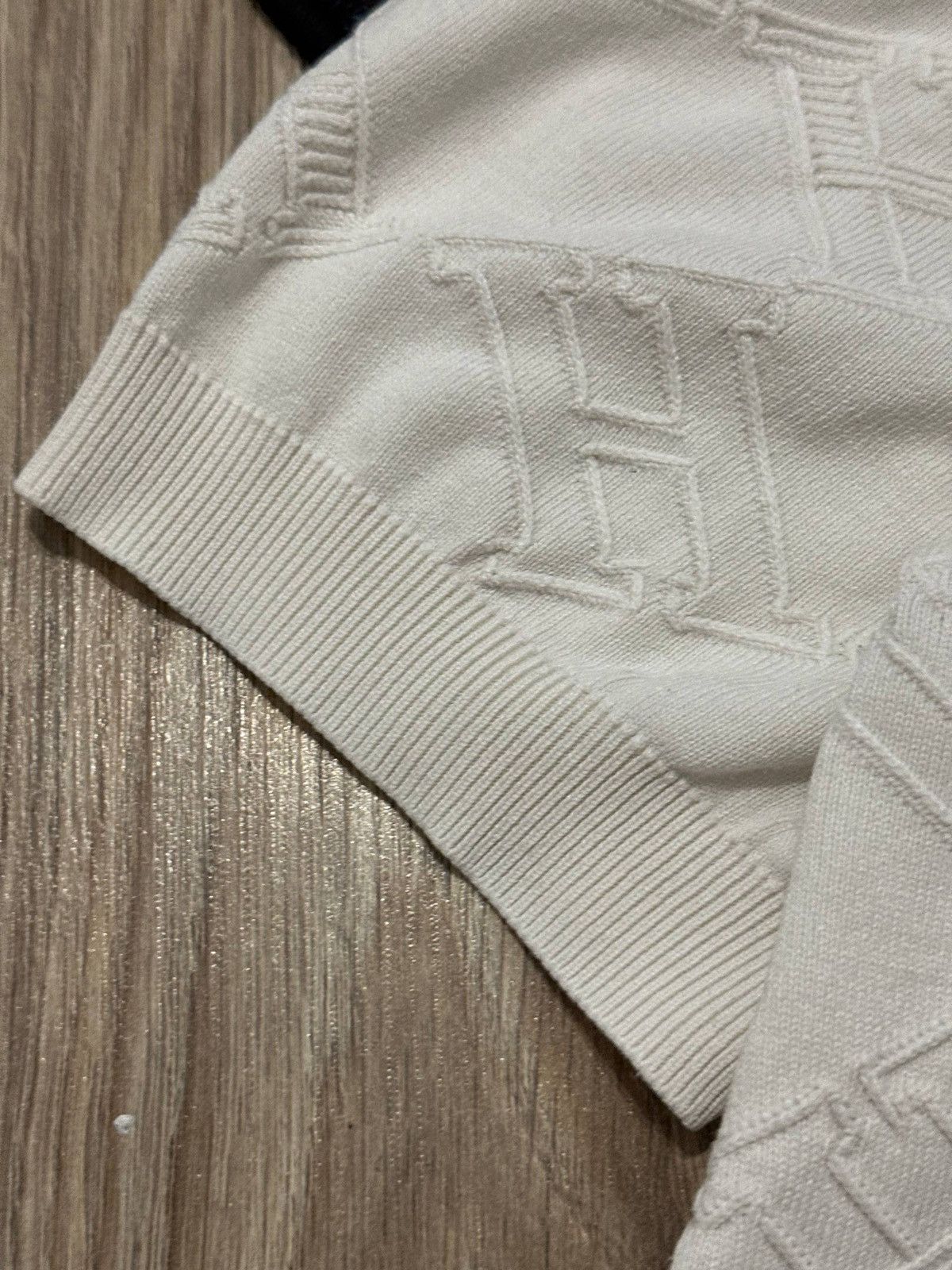 Hermes Hermes white monogram polo shirt Size US XL / EU 56 / 4 - 8 Thumbnail