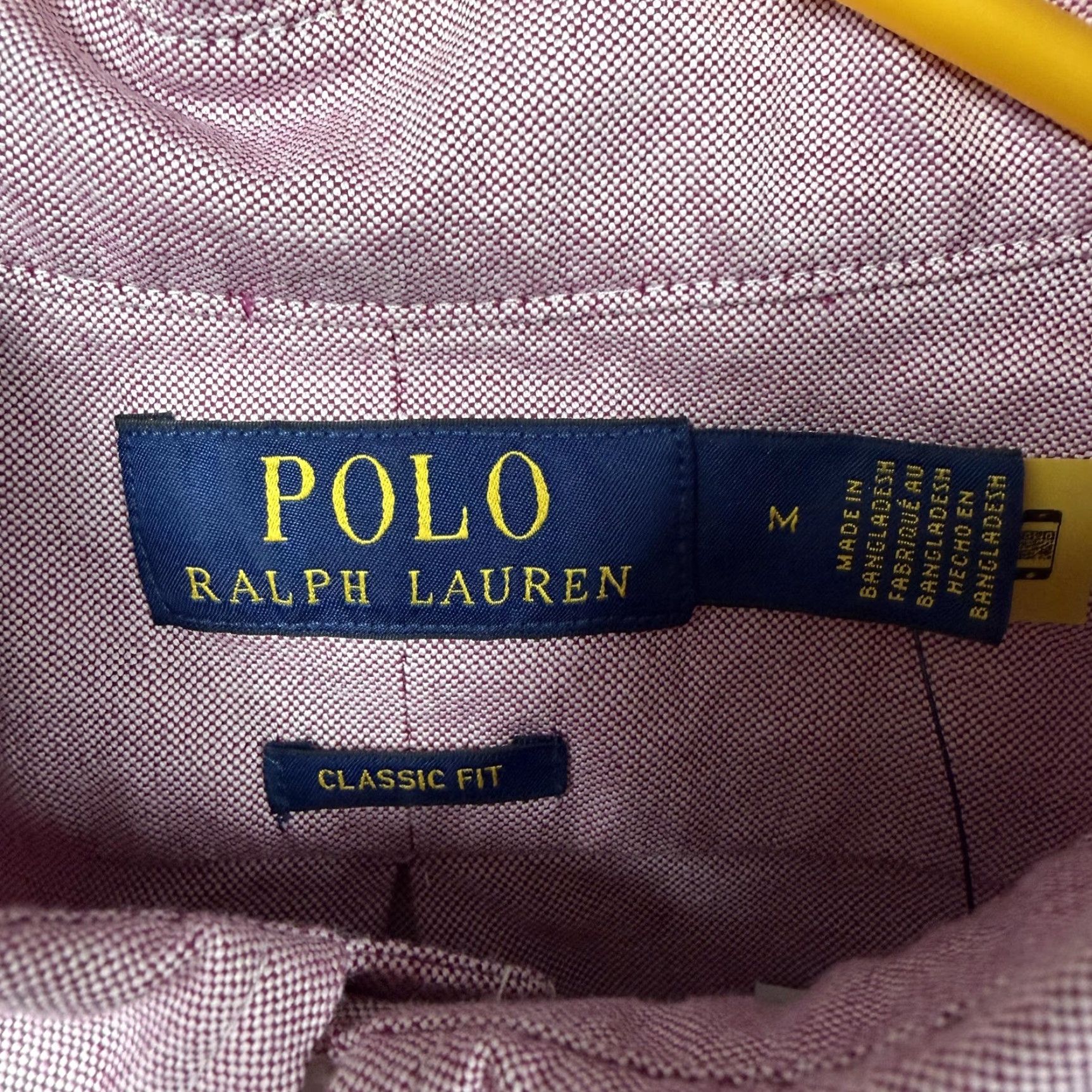 Polo Ralph Lauren Polo Ralph Lauren Shirt M Classic Fit Oxford Button Down Red Mens Long Sleeve Cotton Size US M / EU 48-50 / 2 - 7 Thumbnail