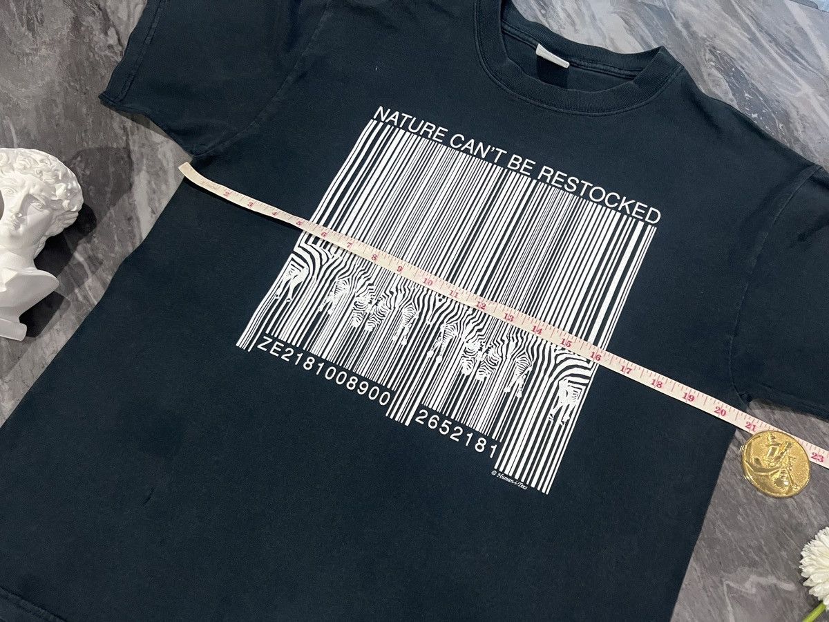 Vintage Nature Can’t Be : Human I Tees Zebra Barcode Size US M / EU 48-50 / 2 - 9 Thumbnail