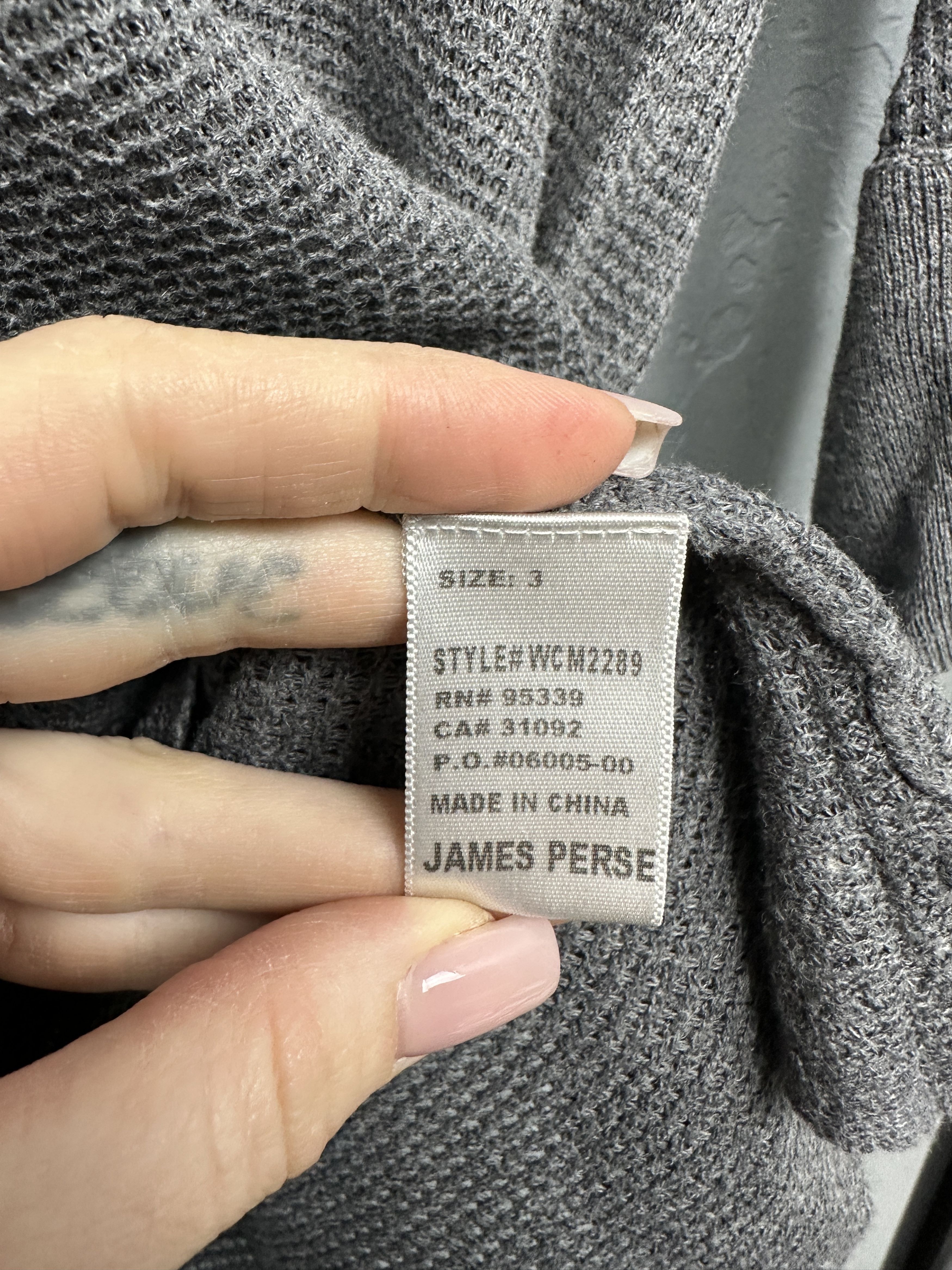 James Perse James Perse Womens Mesh Knit Sweater Size M / US 6-8 / IT 42-44 - 4 Thumbnail