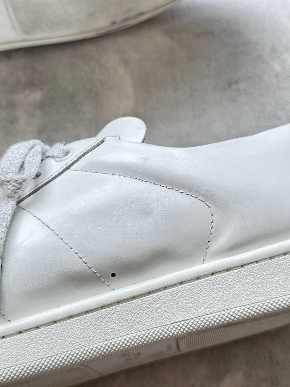 Saint Laurent Paris HEDI SLIMANE | SL/01 “LIPS” COURT CLASSIC SIGNATURE LOW TOP Size US 5.5 / EU 38 - 12 Thumbnail