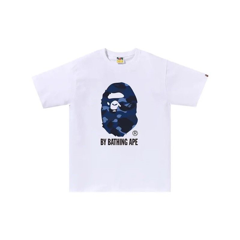 Bape BAPE Color Camo By Bathing Ape Tee White/Navy Size US XL / EU 56 / 4 - 1 Thumbnail
