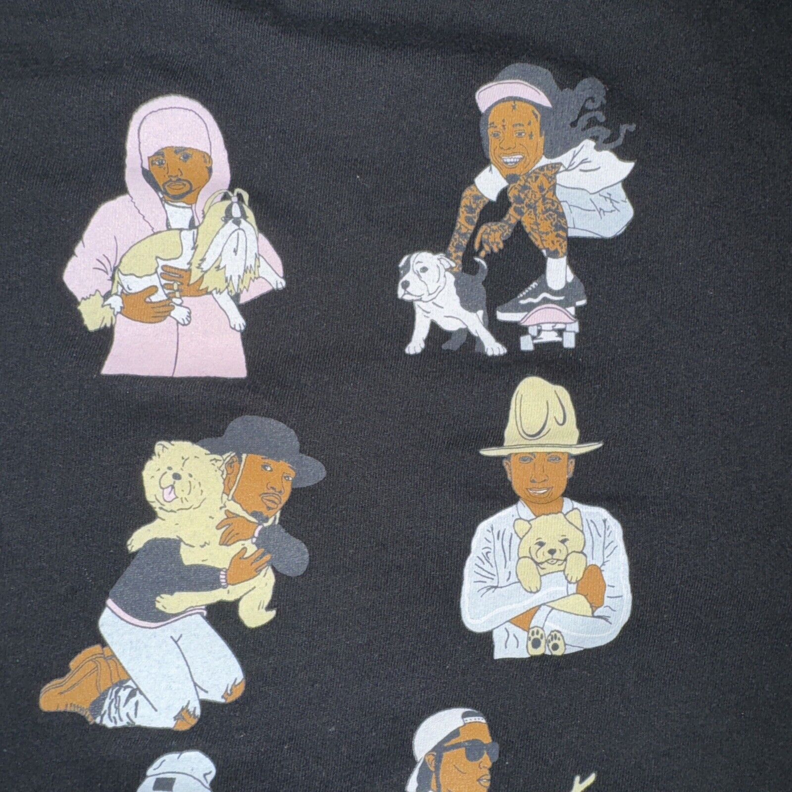 Other Rappers With Puppies Long Sleeve Shirt XL Black Dog Limited Size US XL / EU 56 / 4 - 4 Thumbnail