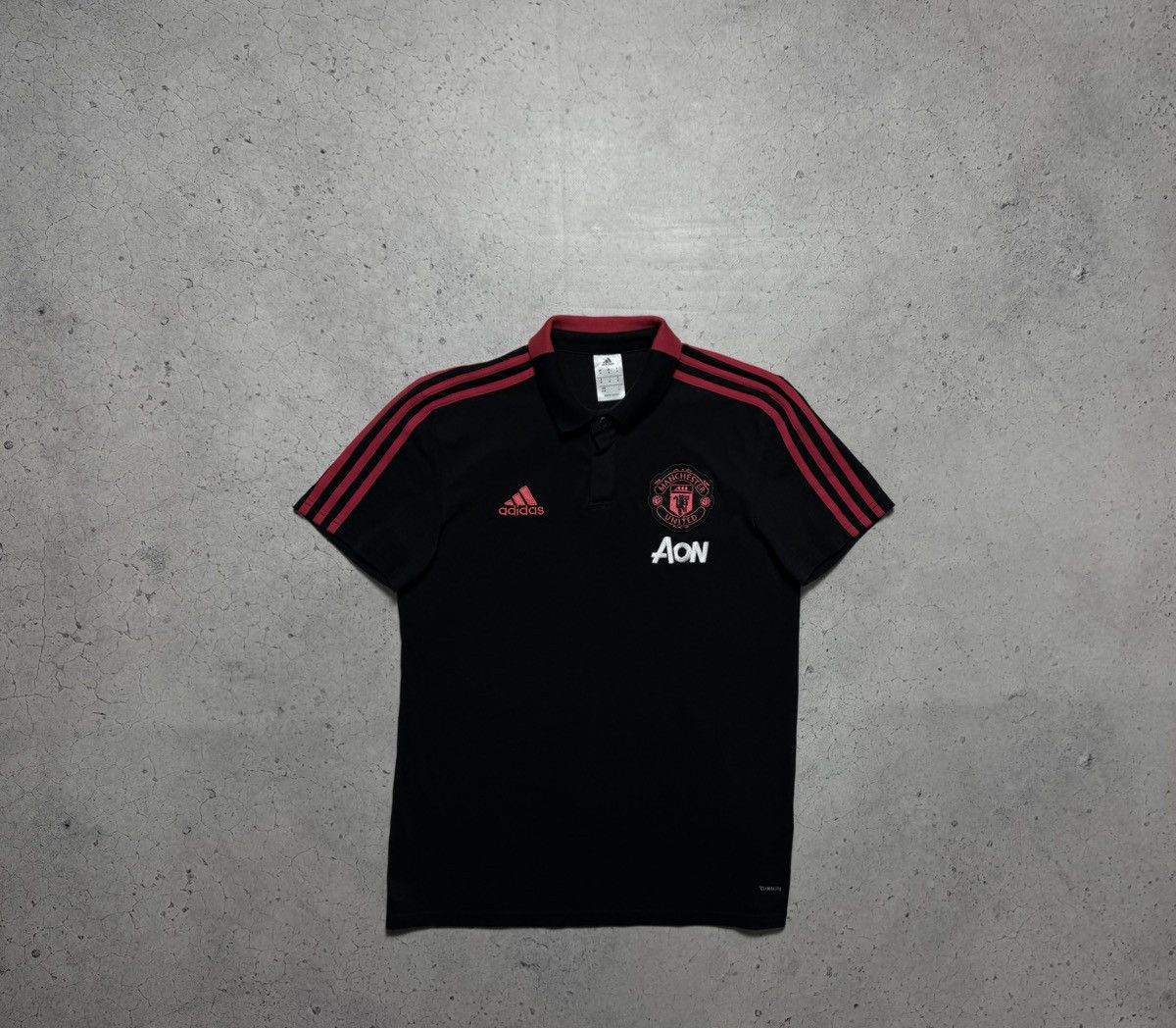 Adidas FC Manchester United Football Polo Shirt Soccer