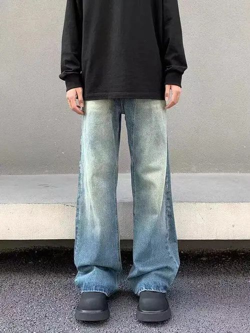 Japanese Brand × Jean Vintage vibe style washed and aged blue micro jeans Size US 32 / EU 48 - 2 Thumbnail