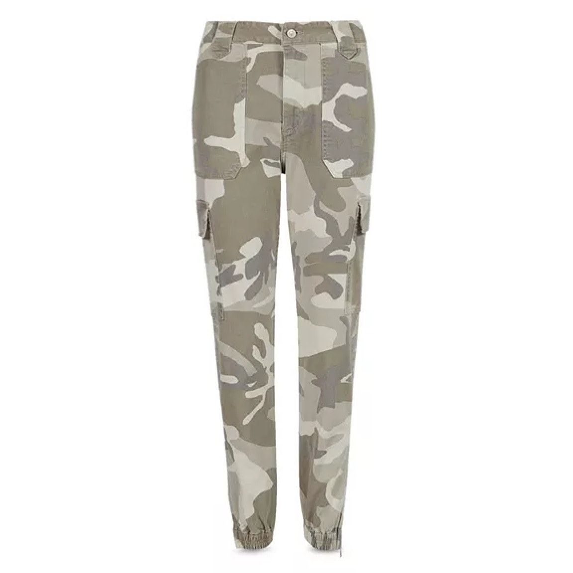 Allsaints Allsaints Tan & Green Camo Nola Cargo Zip Ankle Trouser 29 Size 29" - 1 Thumbnail