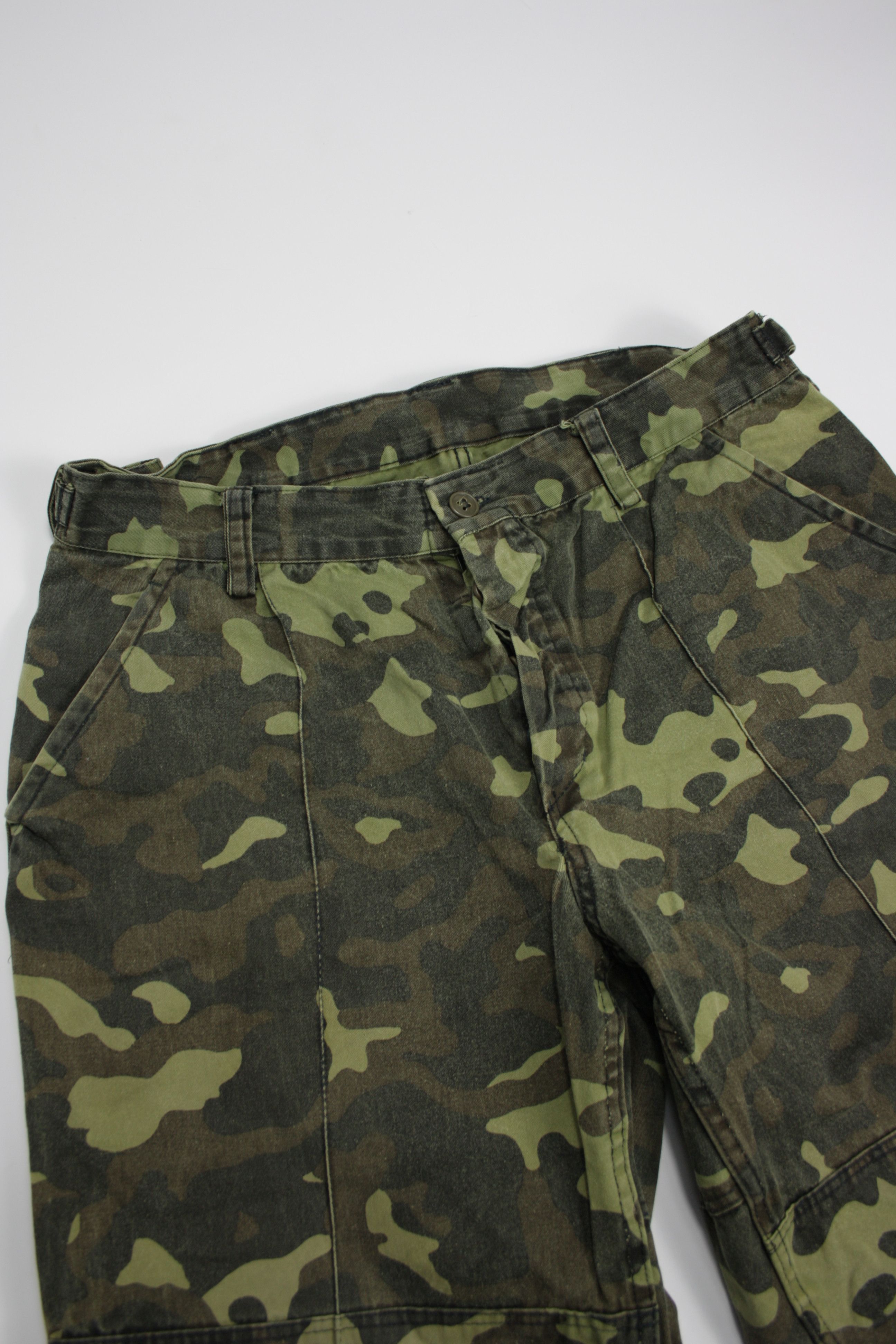 Vintage Military 80-90s Vintage Washed Camo Field Army Pants Size US 32 / EU 48 - 3 Thumbnail