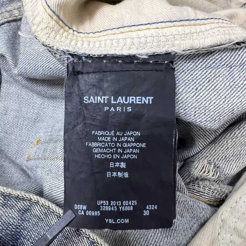 Saint Laurent Paris saint Laurent paris13fwD02 First Year Cat Beard Erosive Bi Size US 30 / EU 46 - 4 Thumbnail