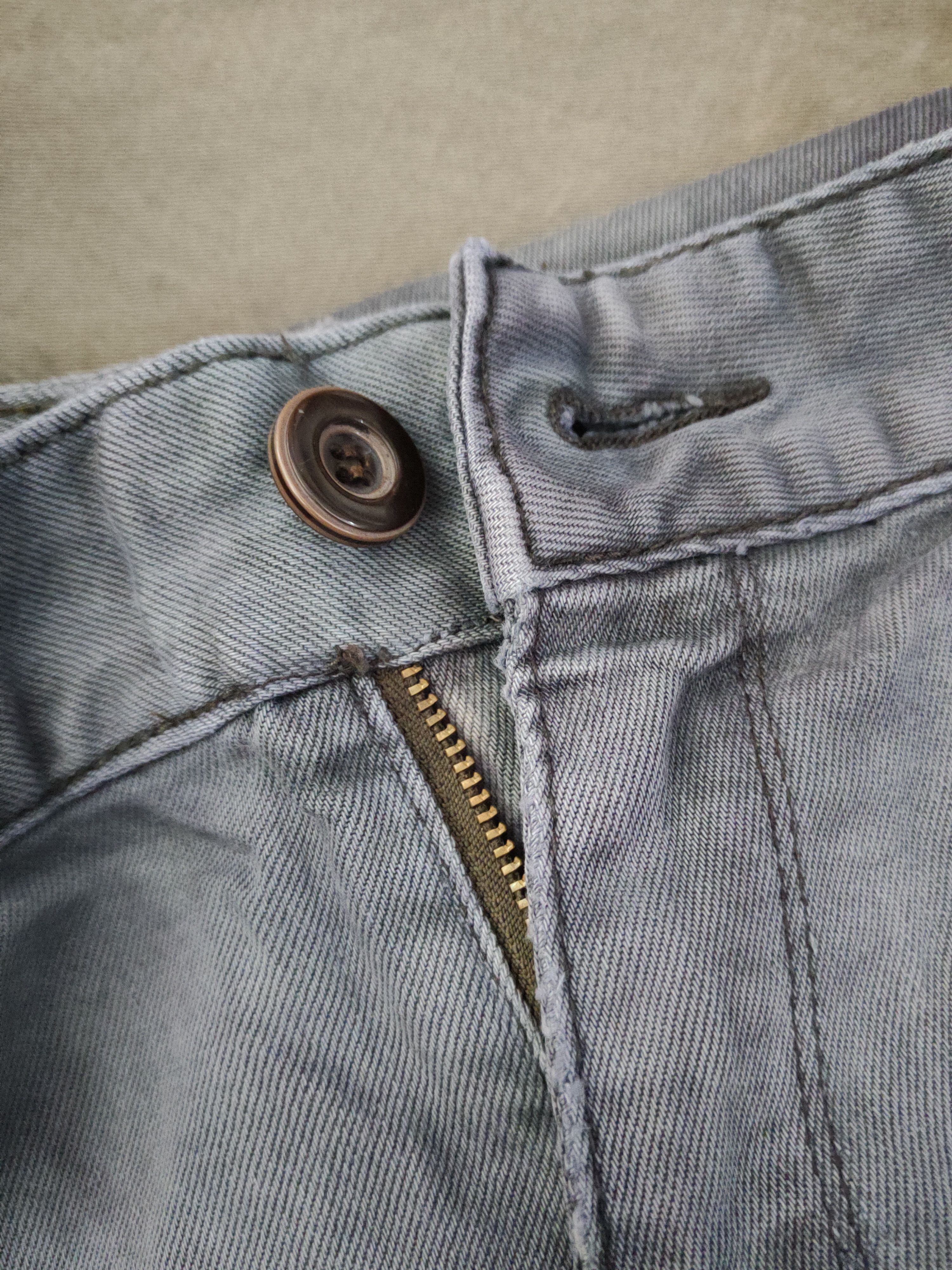 Japanese Brand DL Adorable Navy Faded Multipocket Tactical Cargo Pants #301 Size US 31 - 16 Thumbnail