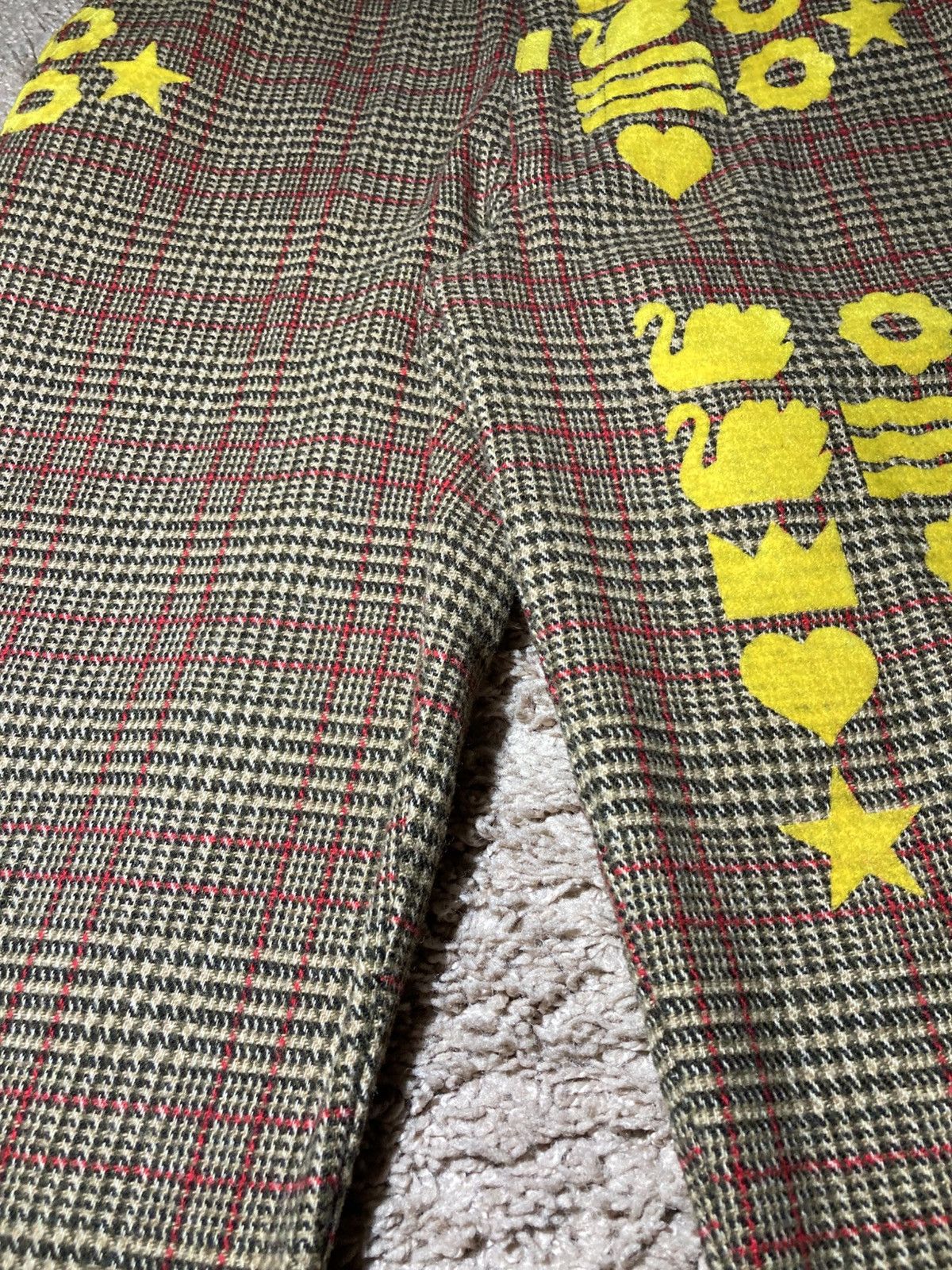 W&LT × Walter Van Beirendonck AW96 W&LT Penis Plaid Pants Wonderland Check 90s 1996 Walter Size US 30 / EU 46 - 5 Thumbnail