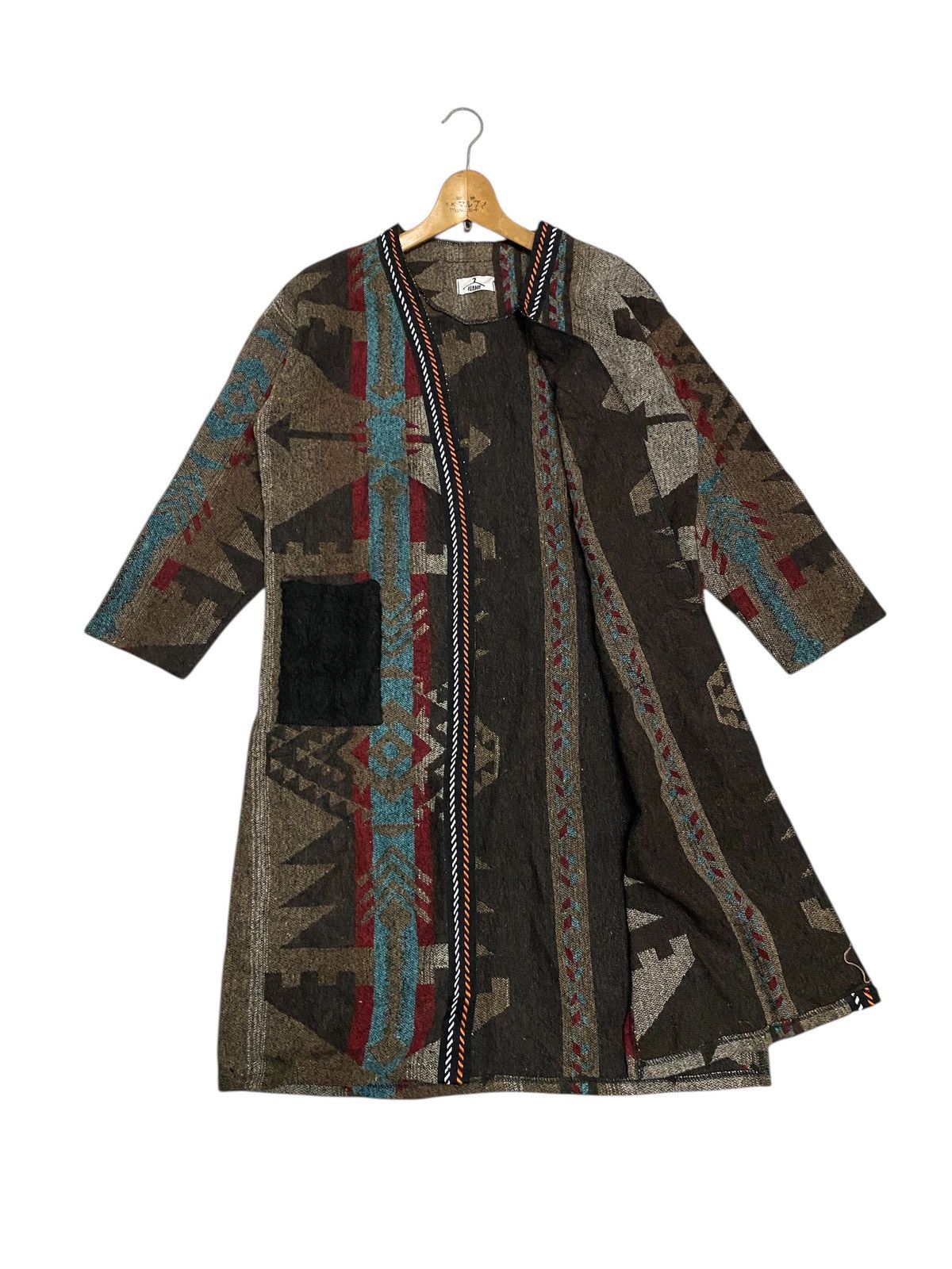 Japanese Brand × Vintage Vintage Yundou Native Navajo Kimono Size US M / EU 48-50 / 2 - 1 Thumbnail