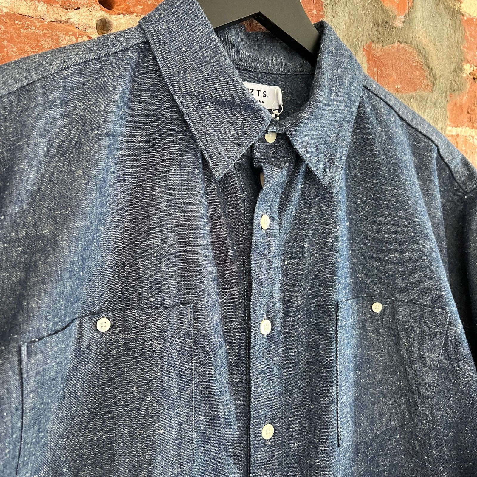 Japanese Brand FAIZ T.S. Made Japan Men's Arrow Nep Shirt M NWT Size US M / EU 48-50 / 2 - 3 Thumbnail