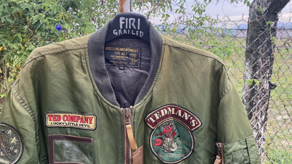 Tedman Vintage Teddy’s Airman Bomber Flight Ma-1 Jacket Size US L / EU 52-54 / 3 - 6 Thumbnail