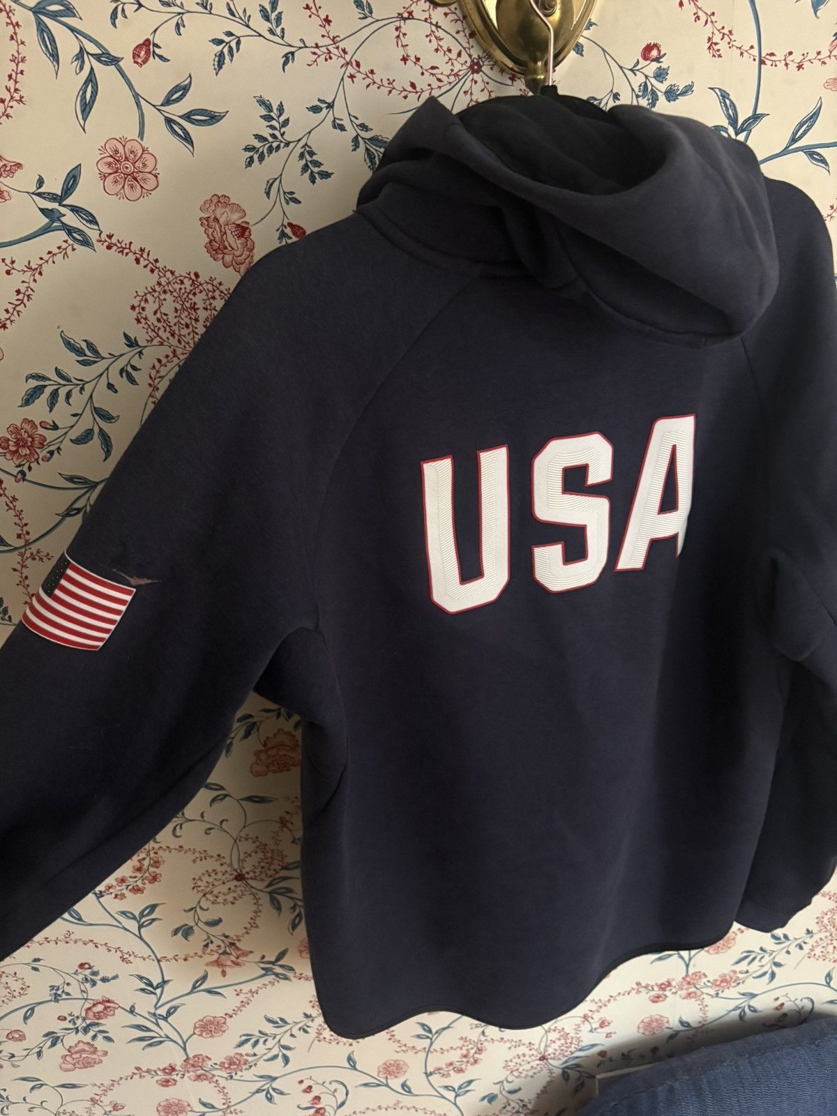Nike Rare 2016 Nike Team USA Olympic Tech Fleece Jacket Size US L / EU 52-54 / 3 - 6 Thumbnail