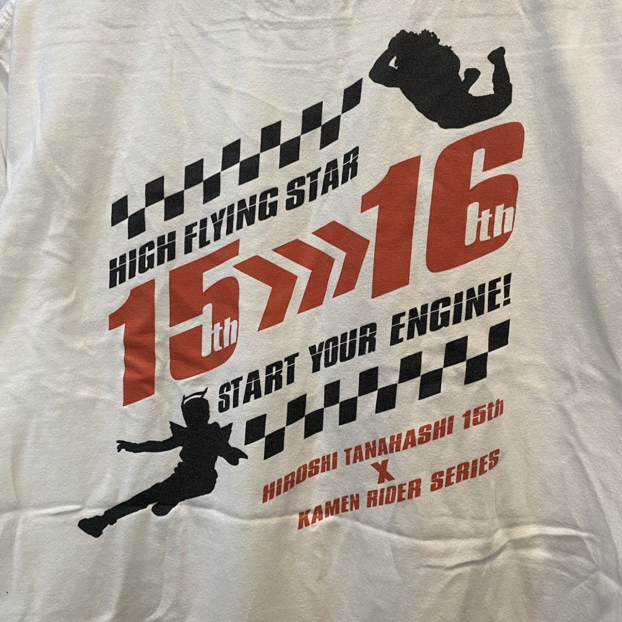 Japanese Brand Vintage NJPW Kamen Rider Bandai 'The Legend Continues' Tee Size US L / EU 52-54 / 3 - 8 Thumbnail
