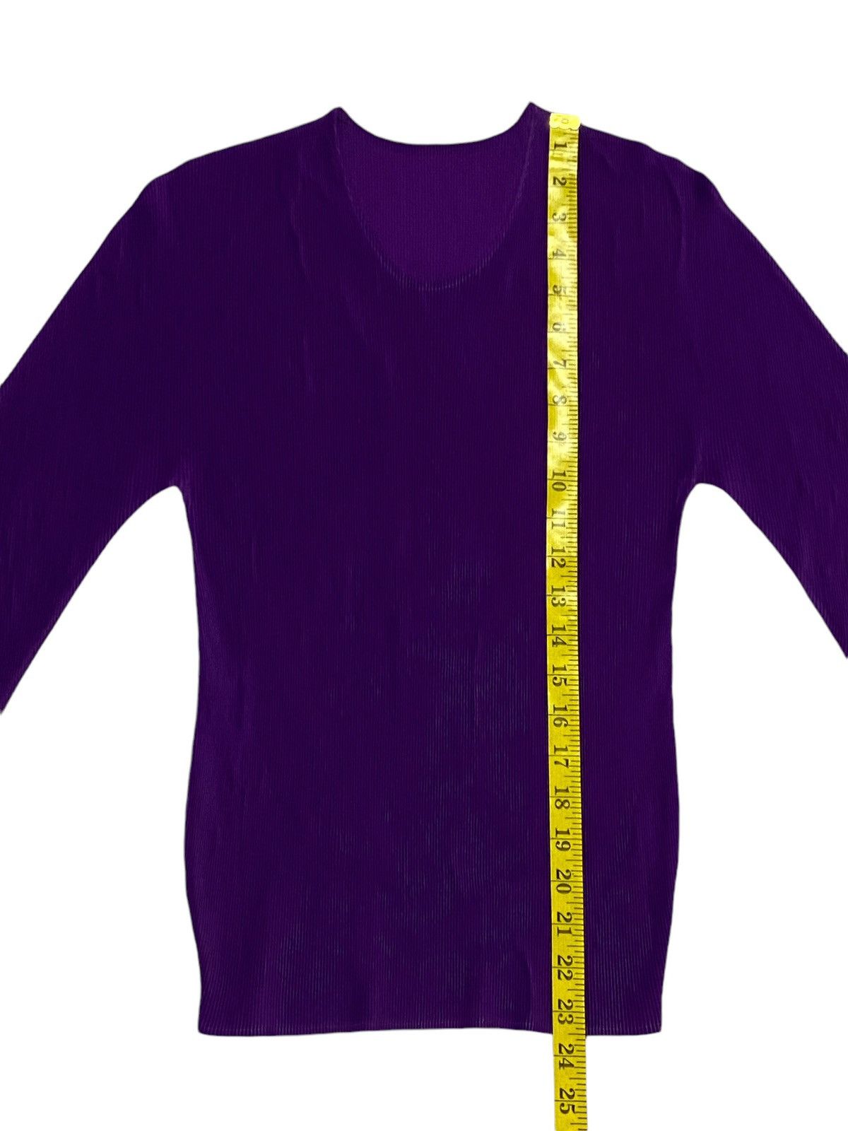 Issey Miyake × Pleats Please Issey Miyake Pleats Please Pleated Purple Long Sleeve Size L / US 10 / IT 46 - 9 Thumbnail