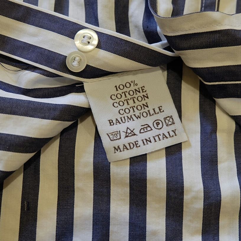 Ivy Crew × Vintage DNA GROOVE From Italian Artisan 3 finger colar Ivy stripes Size US M / EU 48-50 / 2 - 2 Thumbnail