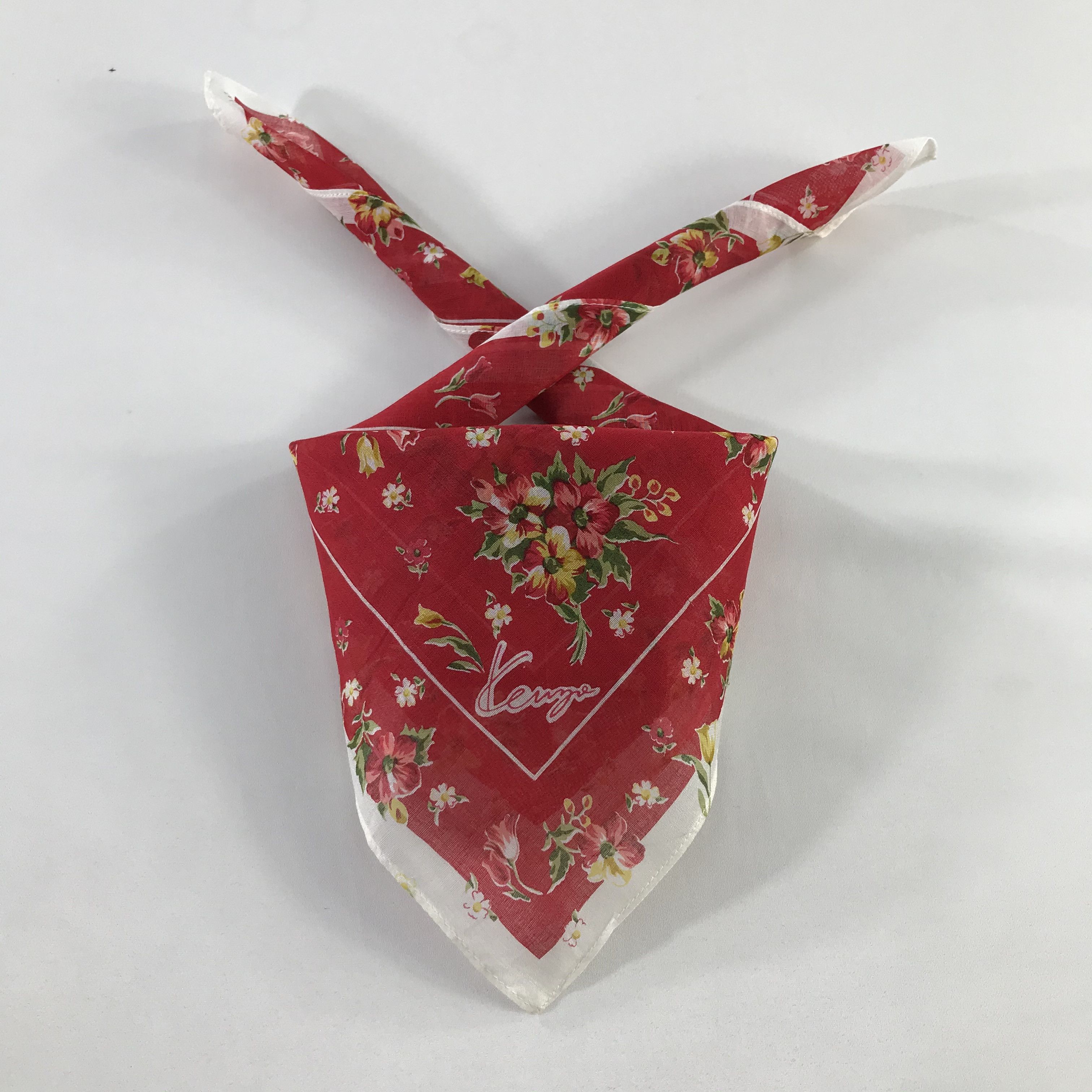 Kenzo × Vintage Kenzo Bandana / Handkerchief / Neckerchief - S787 Size ONE SIZE - 3 Thumbnail