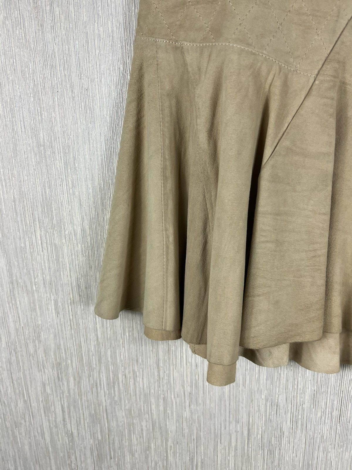 Roberto Cavalli Vintage 90s Roberto Just Cavalli y2k leather mini skirt Size 28" / US 6 / IT 42 - 6 Thumbnail