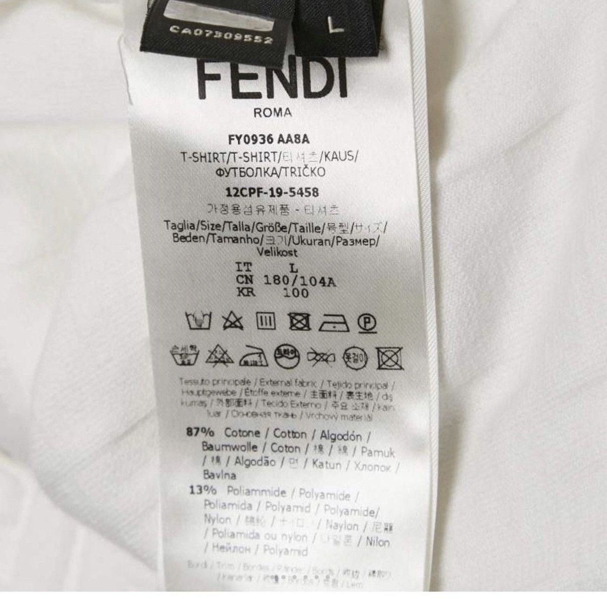 Fendi Fendi Size US L / EU 52-54 / 3 - 3 Thumbnail