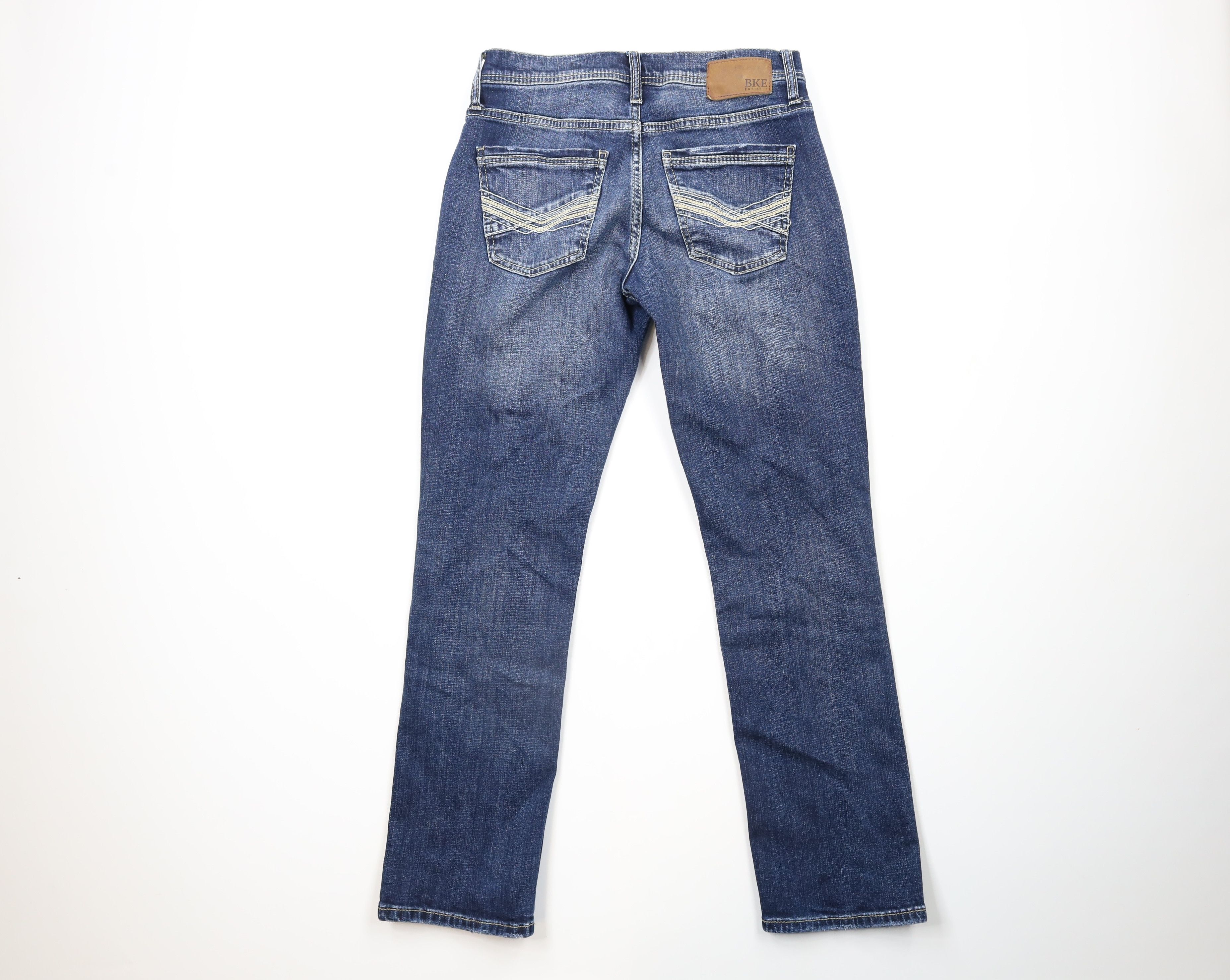 Vintage Buckle BKE Stitch Stretch Jake Straight Leg Denim Jeans Size US 30 / EU 46 - 10 Thumbnail