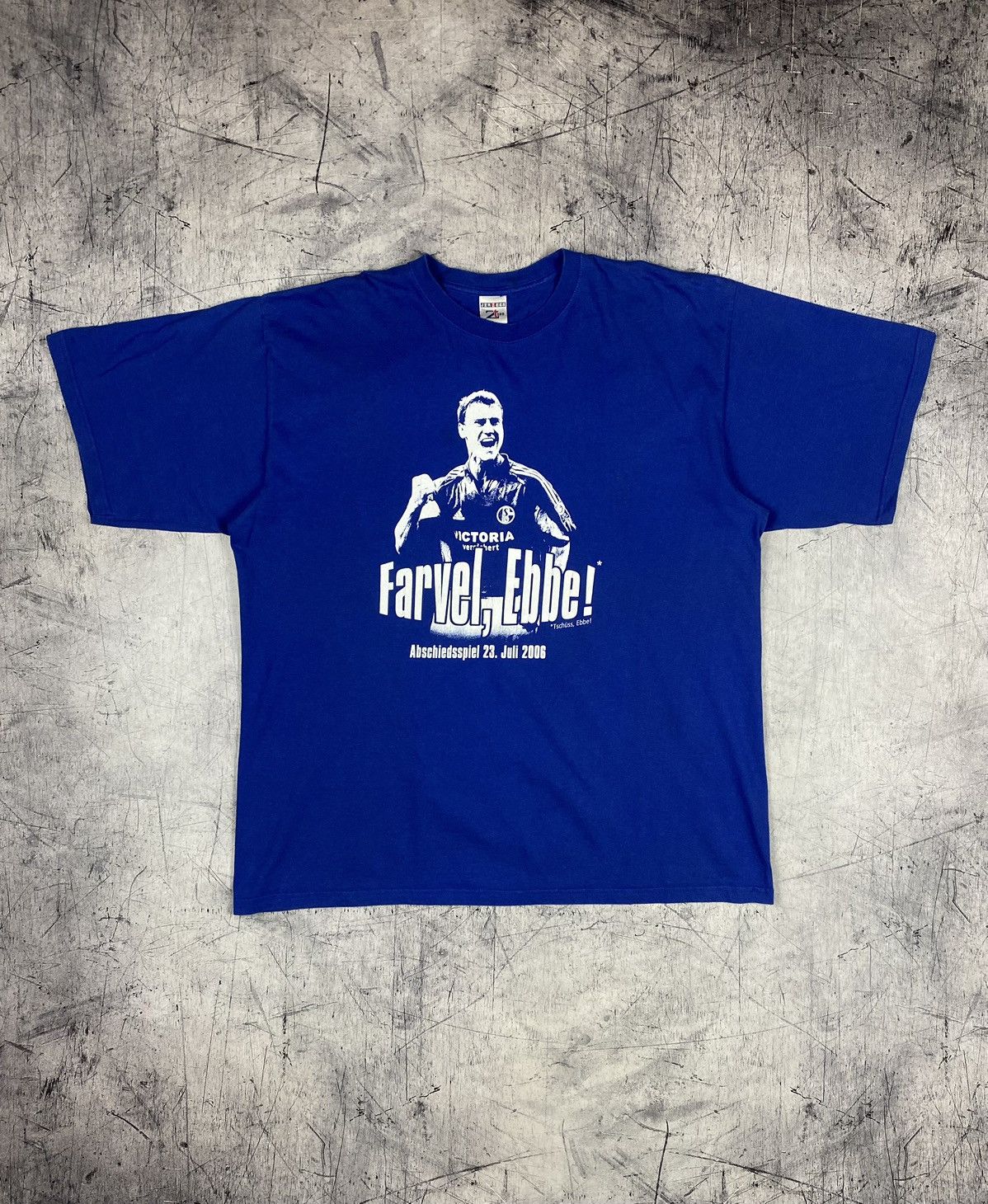 Vintage Vintage FC Schalke Victoria Ebbe Sand Abschiedsspiel 2006 Size US XXL / EU 58 / 5 - 2 Thumbnail