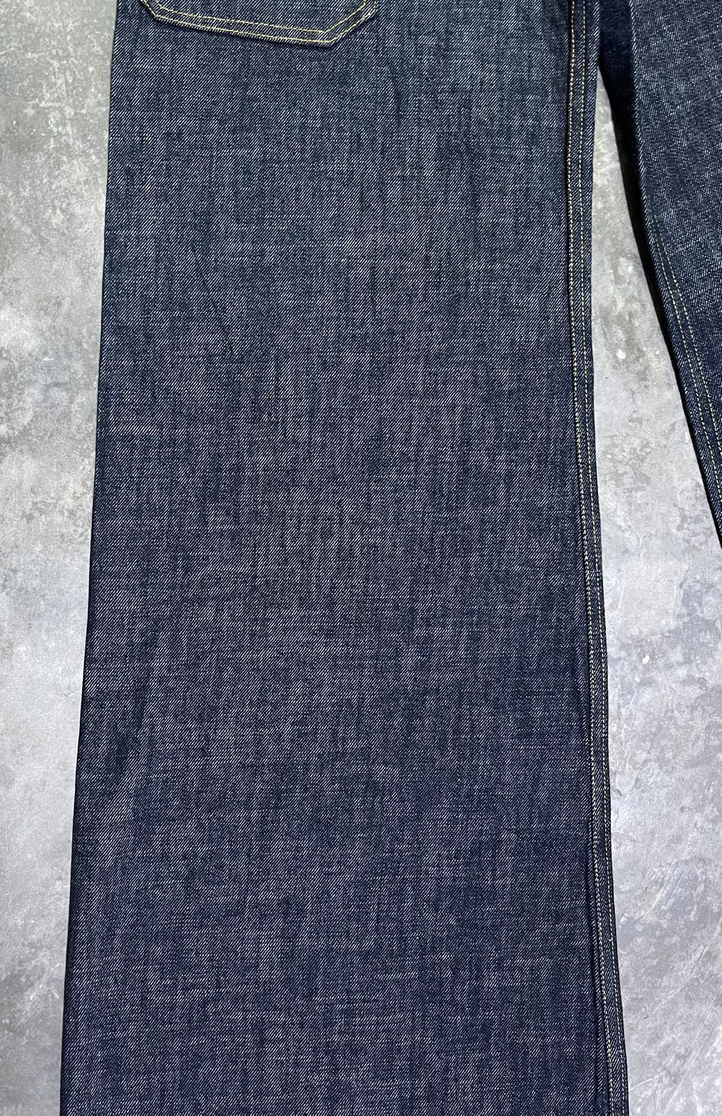 If Six Was Nine × Japanese Brand Super Flare Jeans Japan Chewin’ Bacco Size US 29 - 4 Thumbnail