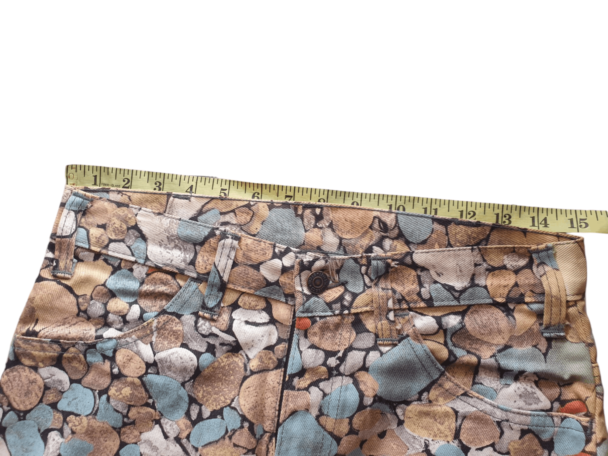 Levi's × Vintage Vintage 70s Levi’s Pebble Stone Pattern Denim Size US 30 / EU 46 - 12 Thumbnail
