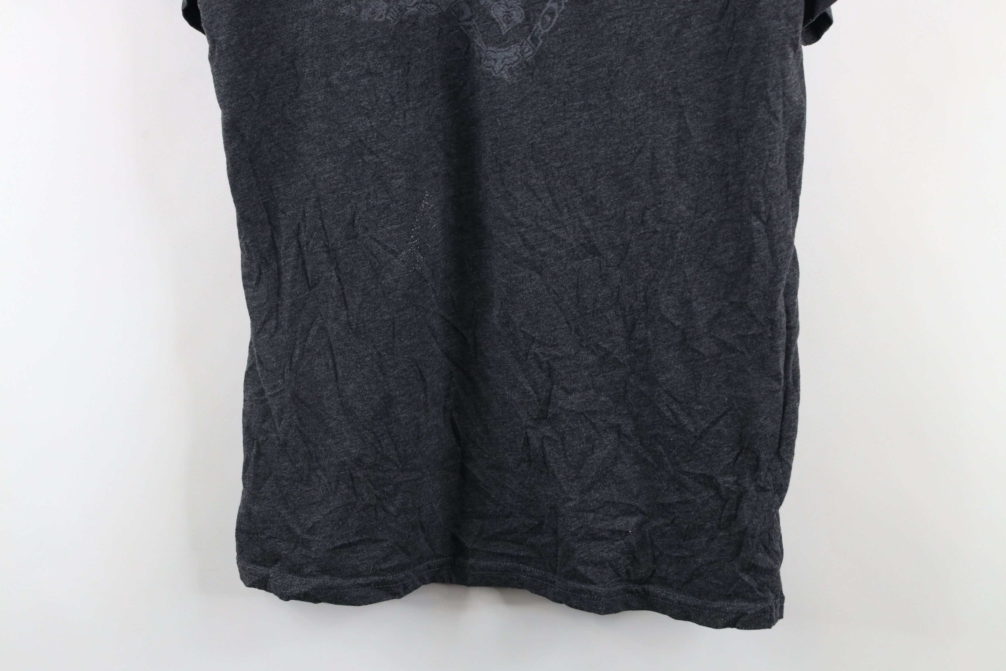 Fox Racing × Vintage Fox Racing Big Logo Short Sleeve T-Shirt Charcoal Gray Size US M / EU 48-50 / 2 - 3 Thumbnail