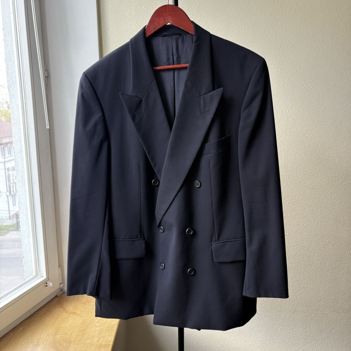 Ermenegildo Zegna Ermenegildo Zegna Double Side Jacket Luxury Black M Vintage Size 40R - 1 Thumbnail