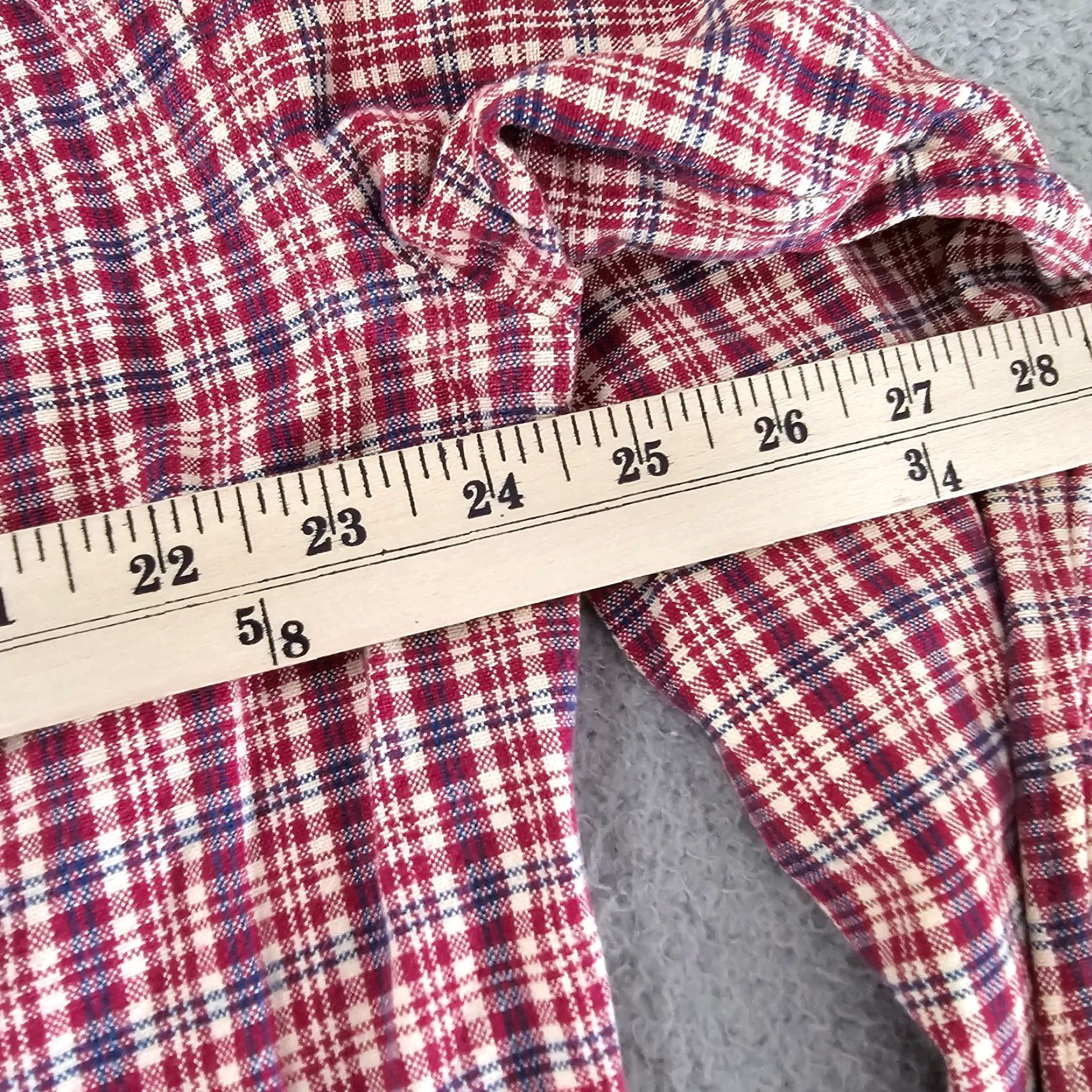 Ralph Lauren Ralph Lauren Shirt Mens Medium Red Plaid Heavy Knit Long Sleeve Button Up Pony Size US M / EU 48-50 / 2 - 7 Thumbnail