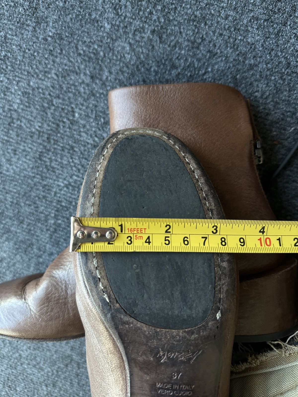 Marsell RARE🚨 MARSELL ITALY BROWN LUXURY BOOTS WOMEN LEATHER Size US 7 / IT 37 - 19 Thumbnail