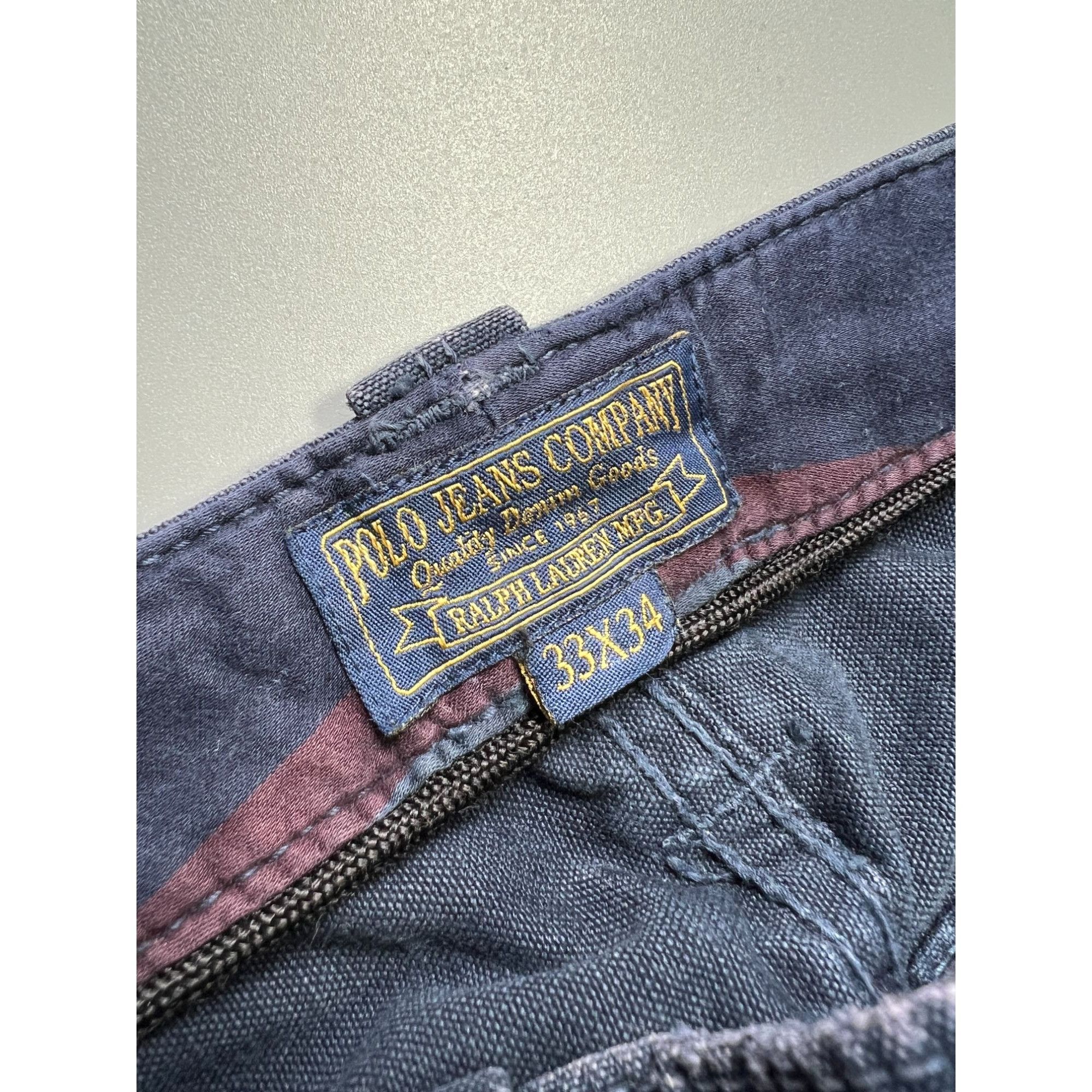 Polo Ralph Lauren Polo Jeans Company Heavyweight Cargo Pants (Y1041) Size US 33 - 8 Thumbnail