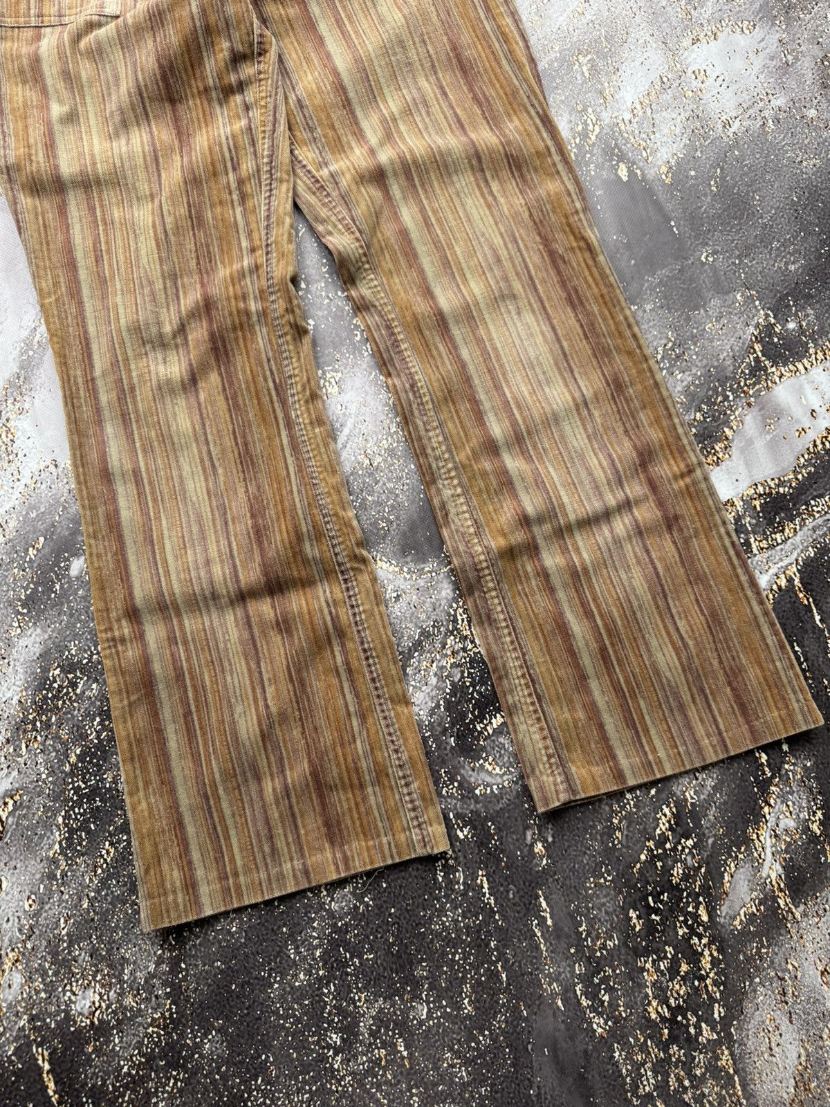 Vintage Vintage Corduroy Amazing Flared Pants Size 27" / US 4 / IT 40 - 3 Thumbnail