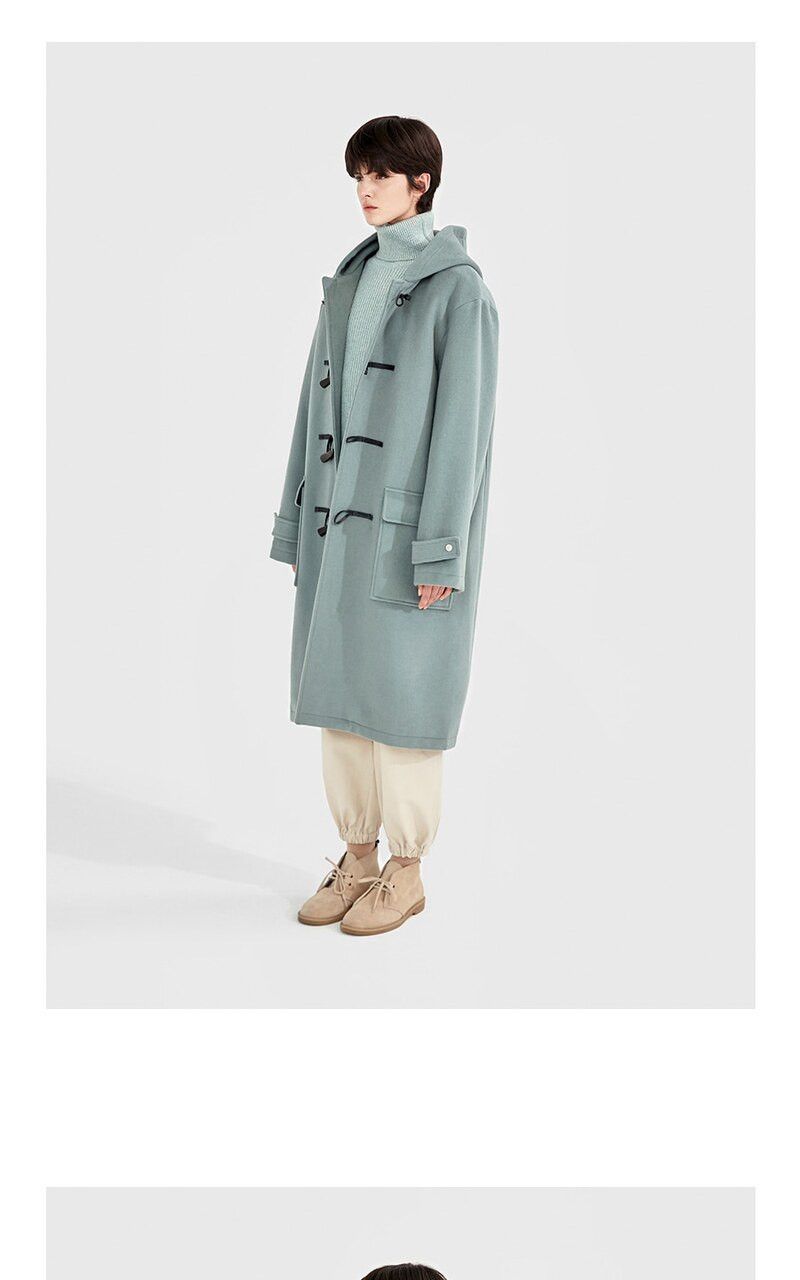 Gloverall × Vintage 90s Gloverall Vintage Wool Hooded made in England Coat Size M / US 6-8 / IT 42-44 - 20 Thumbnail