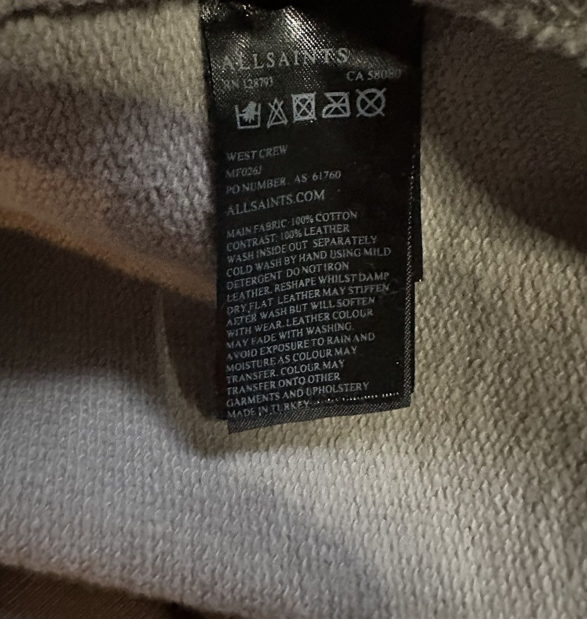 Allsaints × Japanese Brand Sweatshirt Allsaints Size US M / EU 48-50 / 2 - 7 Thumbnail