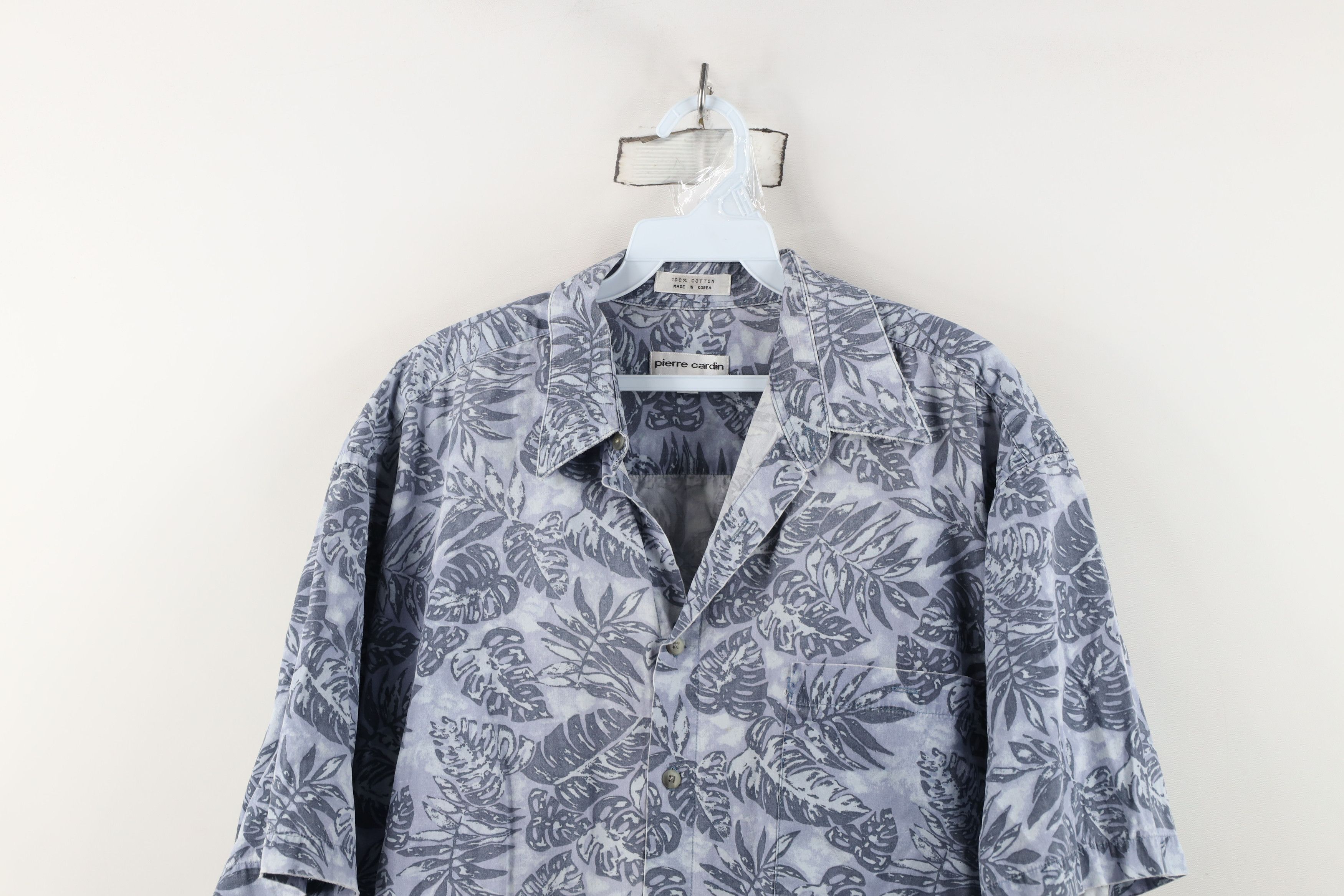 Vintage Vintage 90s Streetwear Palm Leaf Hawaiian Luau Button Shirt Size US L / EU 52-54 / 3 - 2 Thumbnail