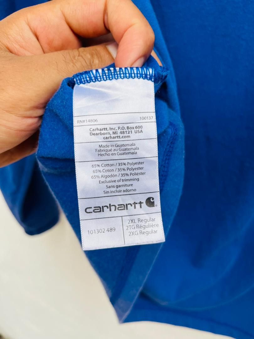 Carhartt × Japanese Brand × Vintage Vintage Carhatt Streetwear Fashion Style Long Sleeve Size US XL / EU 56 / 4 - 9 Thumbnail