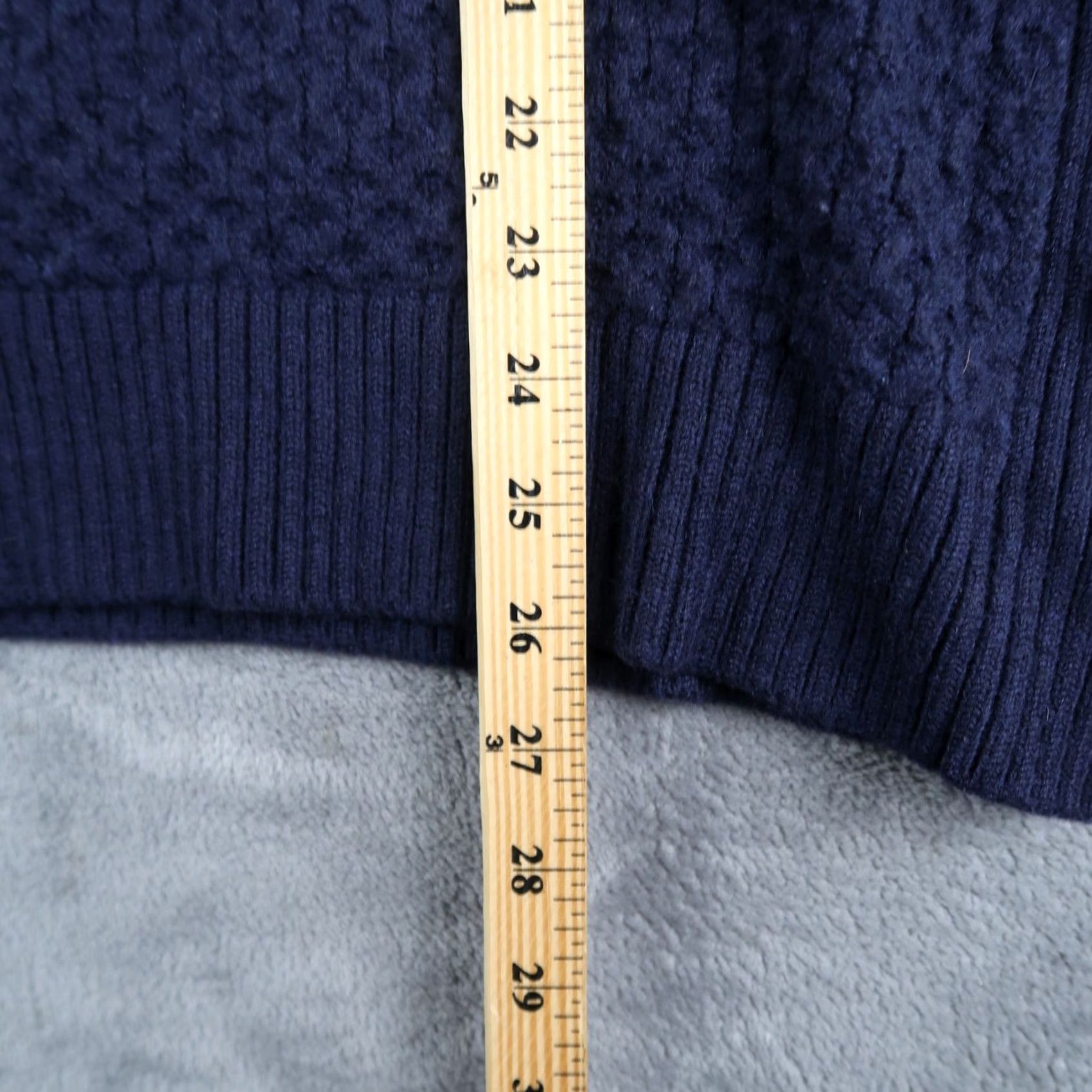 Reigning Champ Reigning Champ Sweatshirt Men XL Blue Wool Honeycomb Crewneck Chunky Pullover Size US XL / EU 56 / 4 - 5 Thumbnail