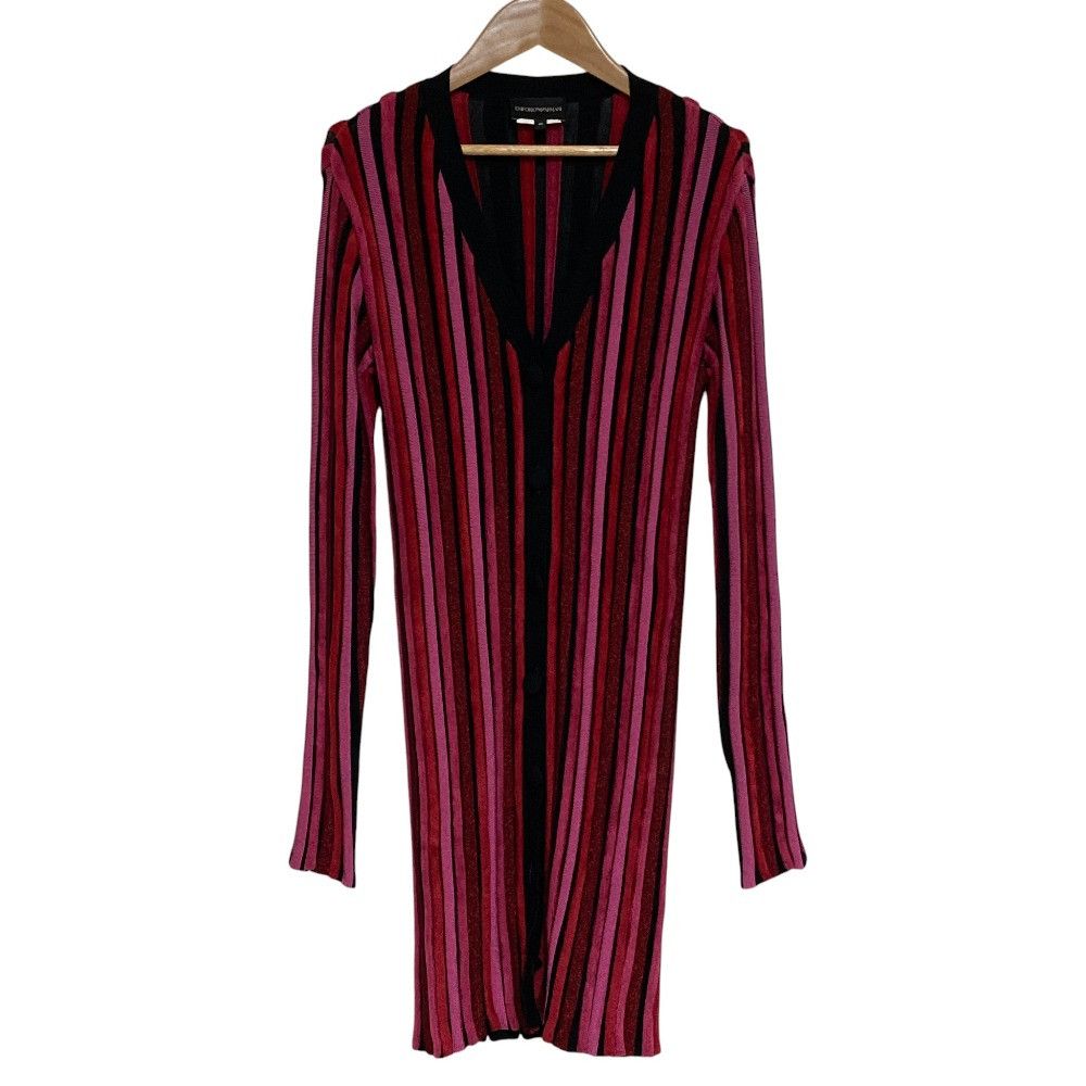 Armani Armani Emporio Armani Stripe Knit Long Cardigan Others Outerwear DUTY FREE for USA Size ONE SIZE - 1 Thumbnail