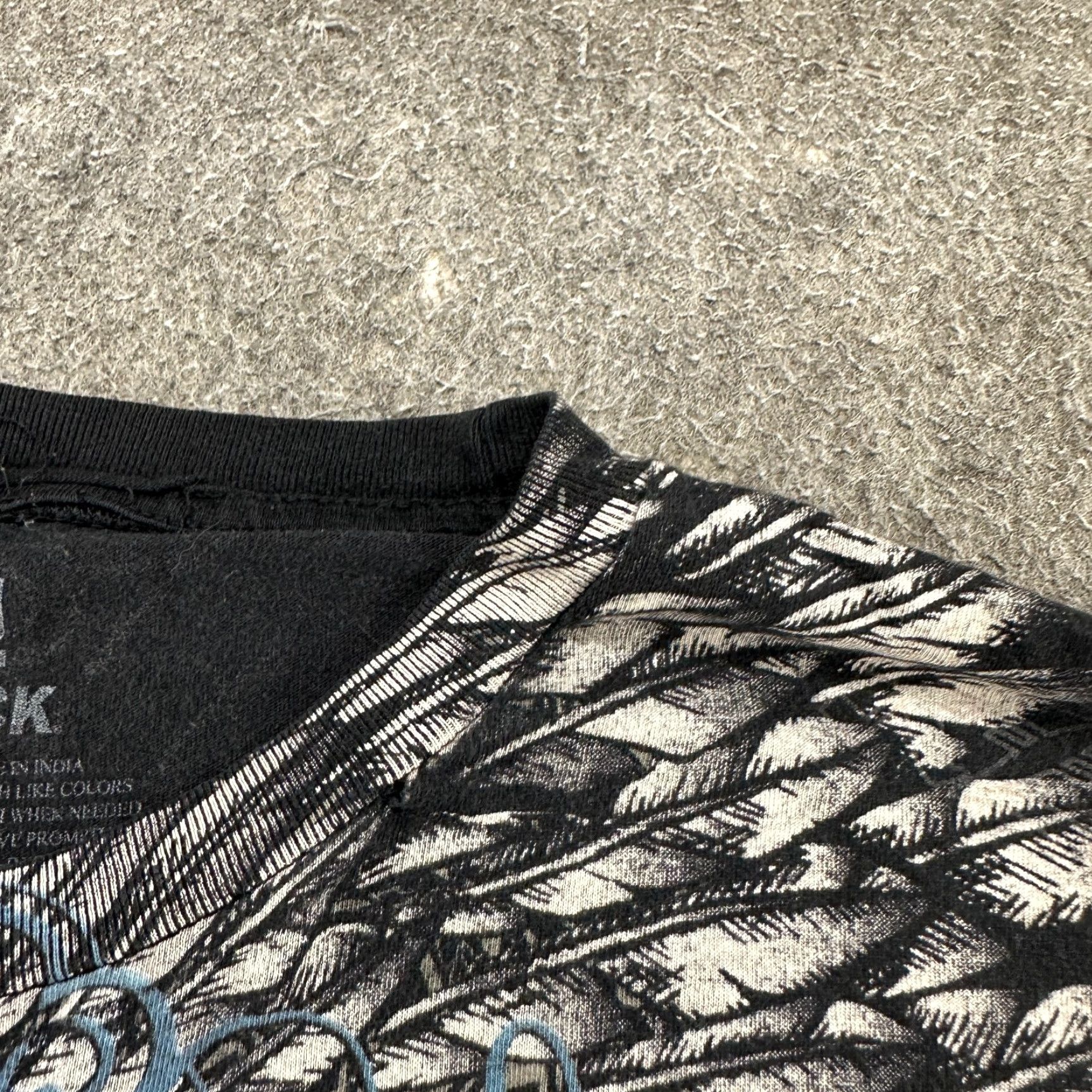 Vintage VINTAGE Buckle Shirt Mens XL Black Wings Cross Cyber Skater Emo Goth Y2K XS? Wait. Size US XL / EU 56 / 4 - 5 Thumbnail