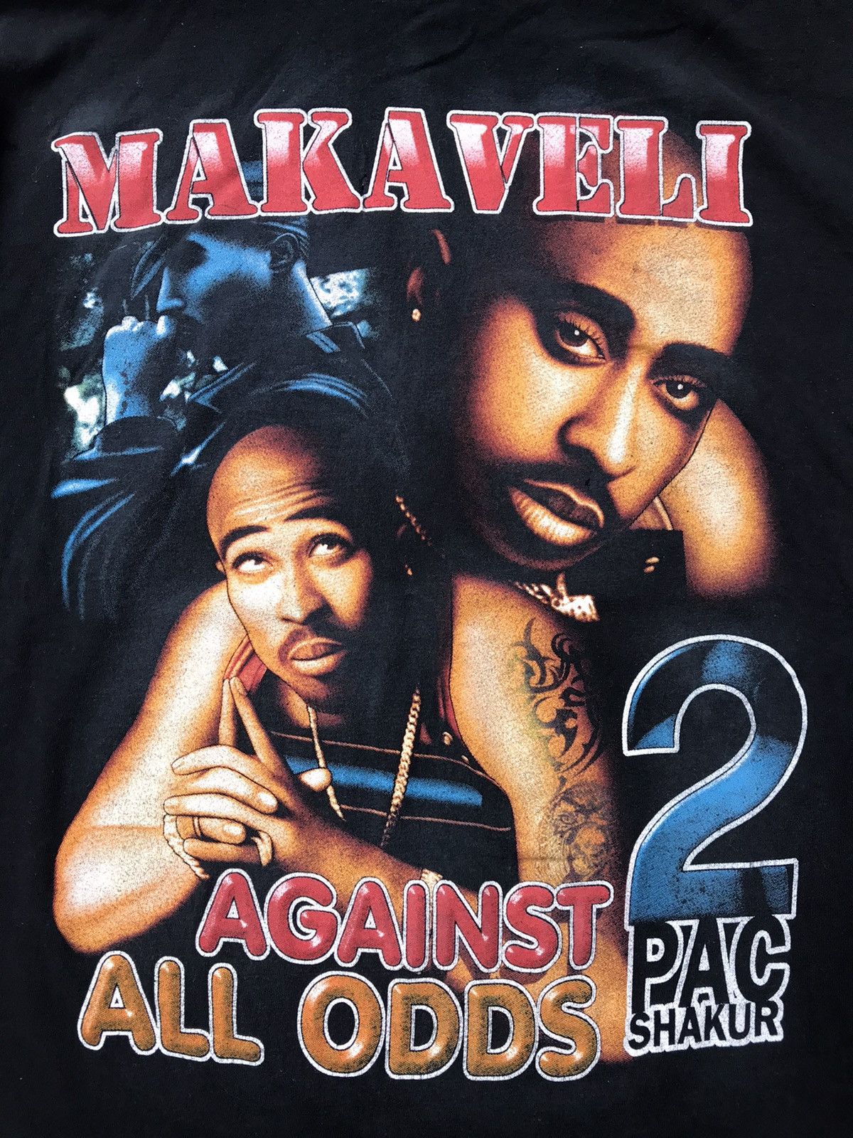 Rap Tees × Vintage Vintage 90s Tupac Shirt Size US L / EU 52-54 / 3 - 2 Thumbnail