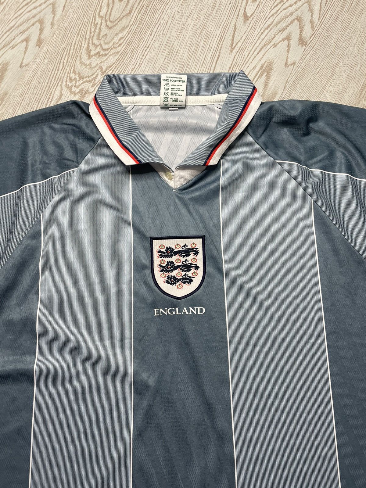 Vintage Score Draw Retro England National Football Team jersey Size US XL / EU 56 / 4 - 2 Thumbnail