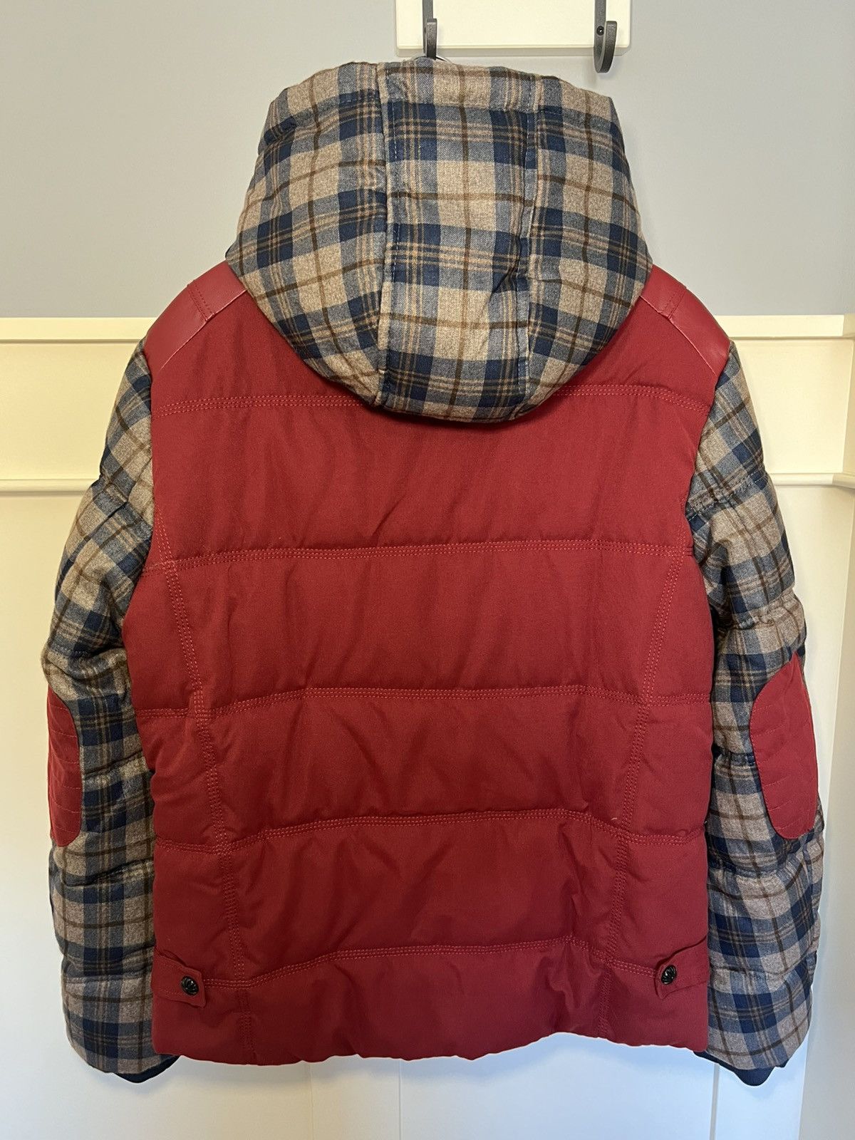 A&G Rock Vintage S135 Sparta Denim World modular plaid puffer jacket Size US L / EU 52-54 / 3 - 2 Thumbnail