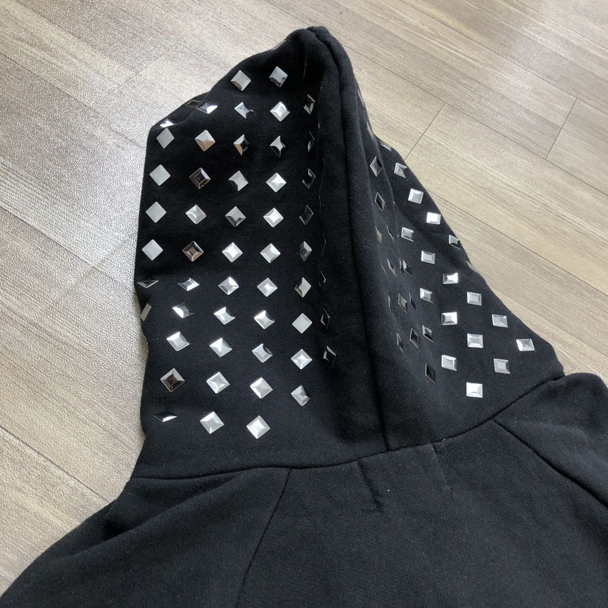 If Six Was Nine × Japanese Brand × Le Grande Bleu (L.G.B.) 2000s Rock Candy Studded Goa Lgb Punk Style Zipper Hoodie Size US M / EU 48-50 / 2 - 17 Thumbnail