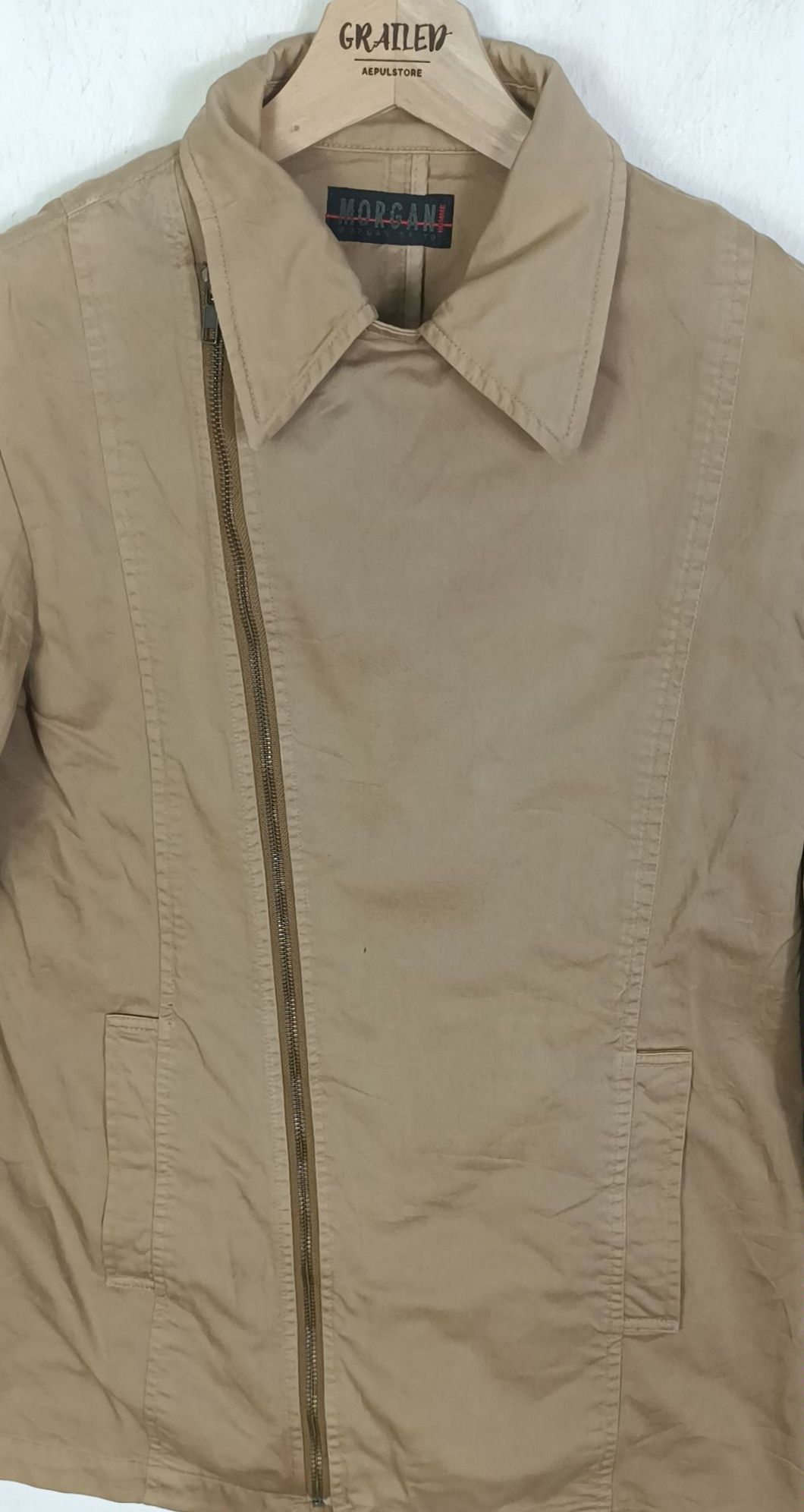 Morgan Homme Morgan Homme Asymmetrical Zipper Jacket Size US M / EU 48-50 / 2 - 6 Thumbnail