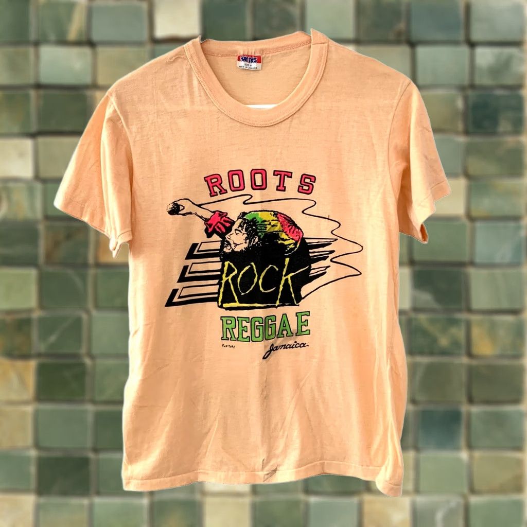 Roots Vintage Bob Marley Roots Rock Reggae Jamaica Band Tee Shirt Nike? Size US M / EU 48-50 / 2 - 1 Thumbnail