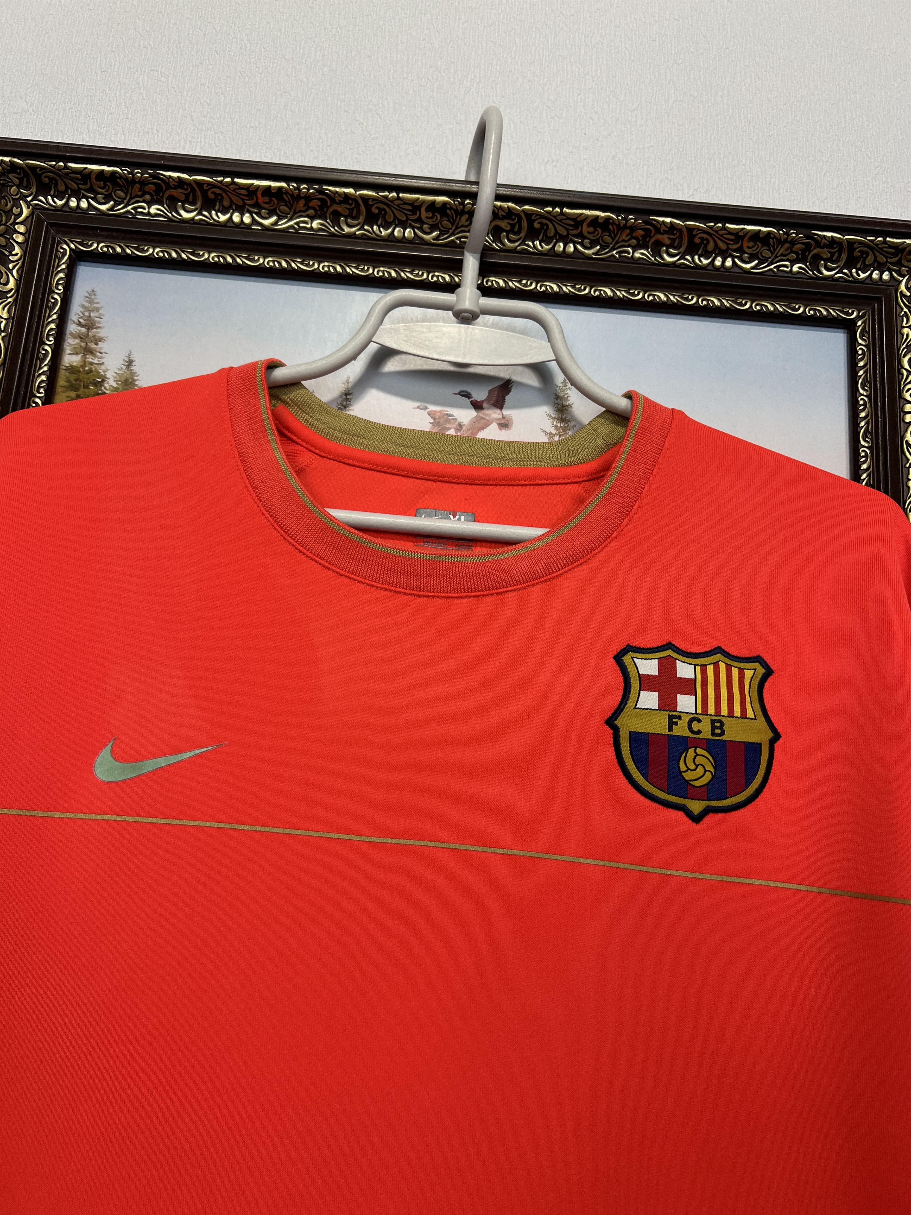 Nike Vintage Barcelona Football Sweatshirt Soccer Train Track Top Size US XL / EU 56 / 4 - 3 Thumbnail