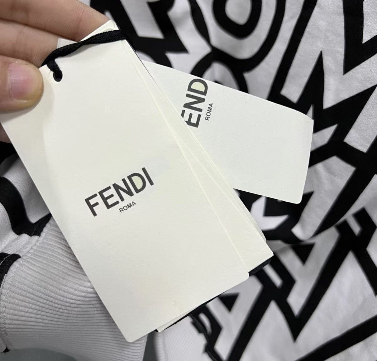 Fendi Fendi Capsule Collection All-over Letter Logo Sweatshirt J41 Size US XL / EU 56 / 4 - 5 Thumbnail
