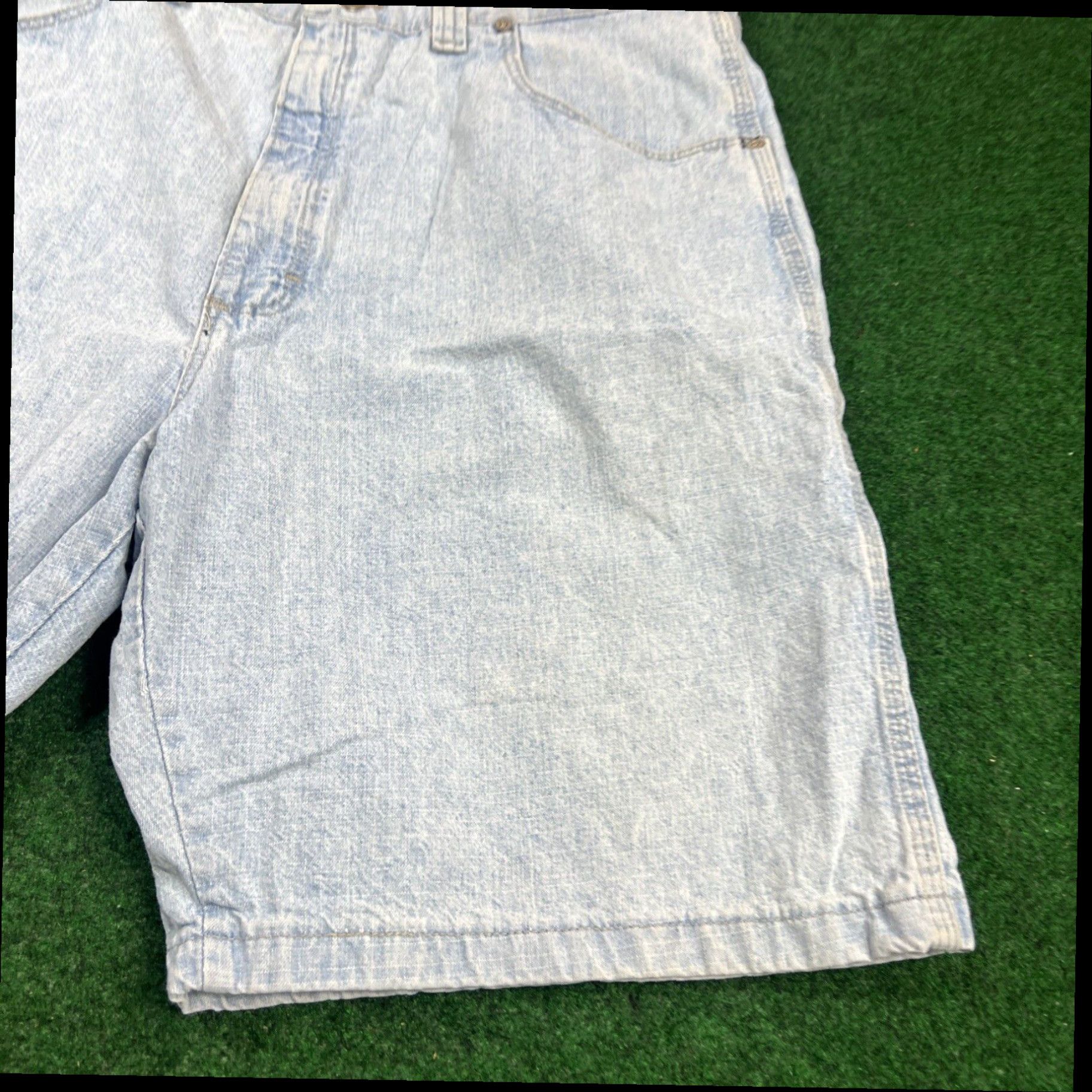 Wrangler Wrangler Men's Blue Denim Jean Shorts Size 36 100%Cotton Summer Casual Size US 36 / EU 52 - 3 Thumbnail